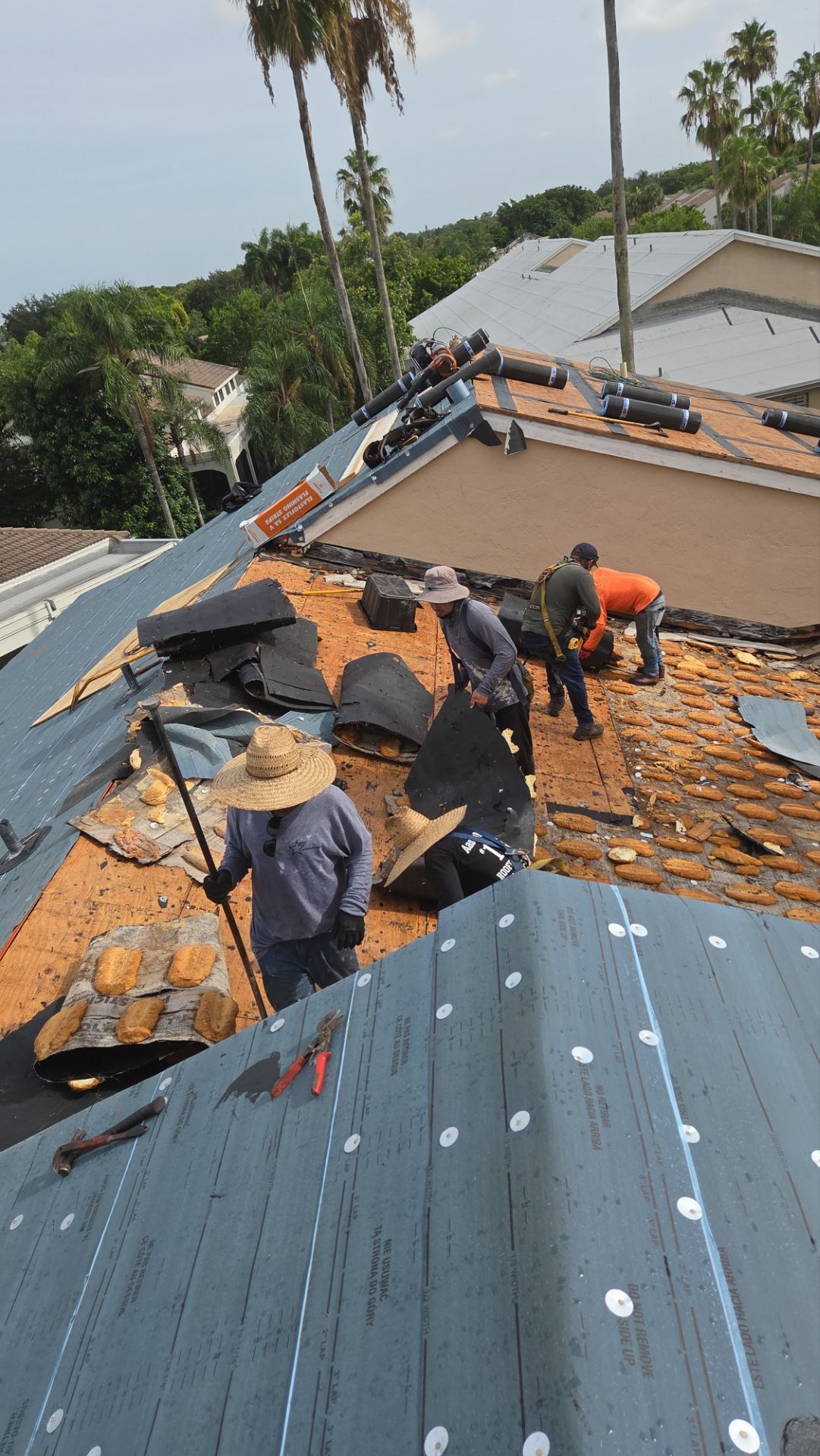 Comprehensive Tile Roof Replacement and Concrete Paver Driveway in Boca Raton by Aastro Roofing