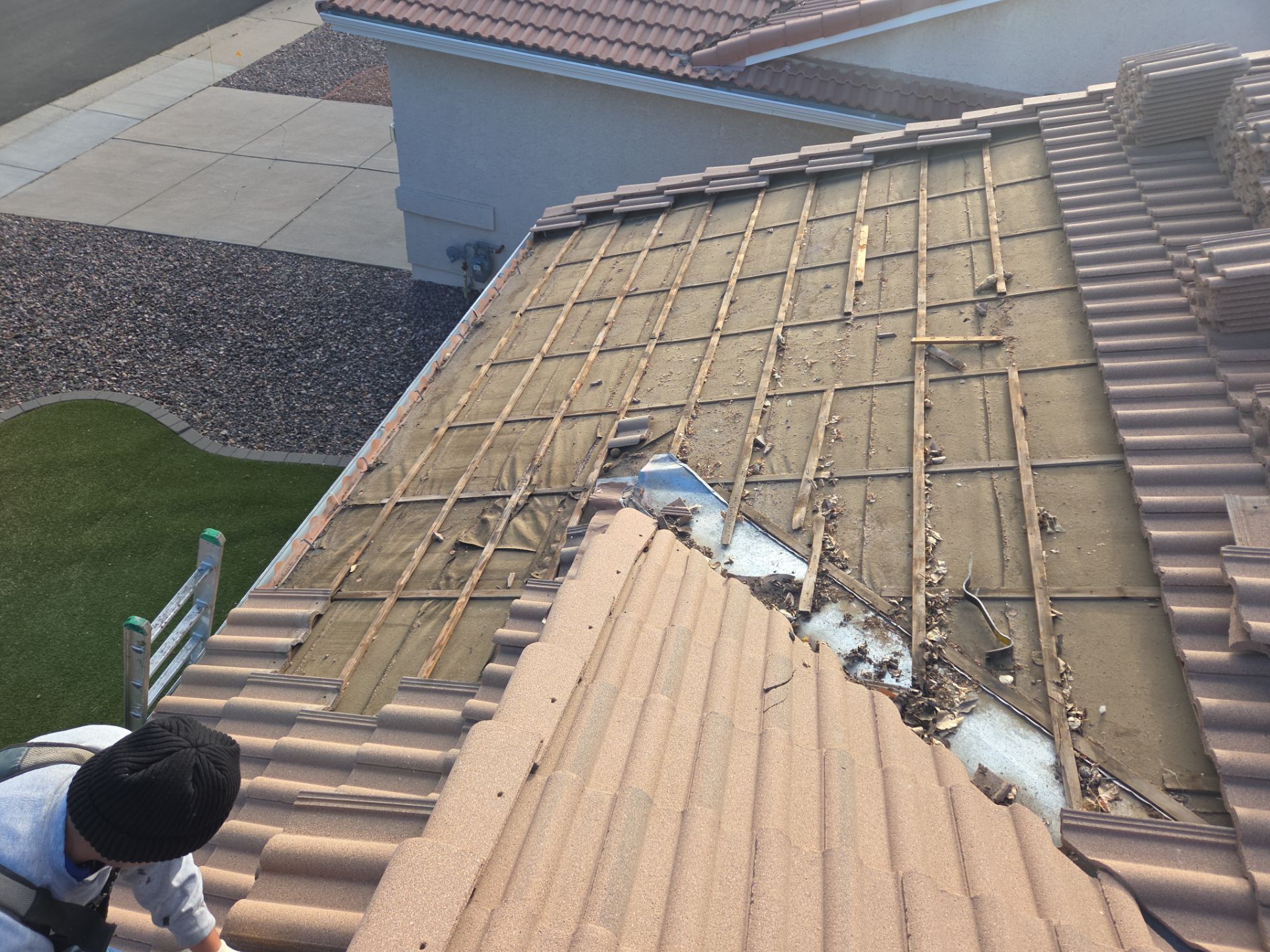 Tile Leak Repair by RTP Roofing Company