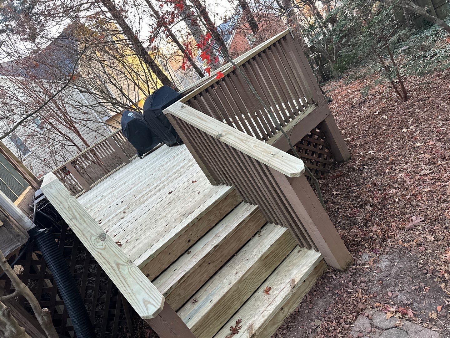 Coated Deck using Wood Sealant by DuraSeal