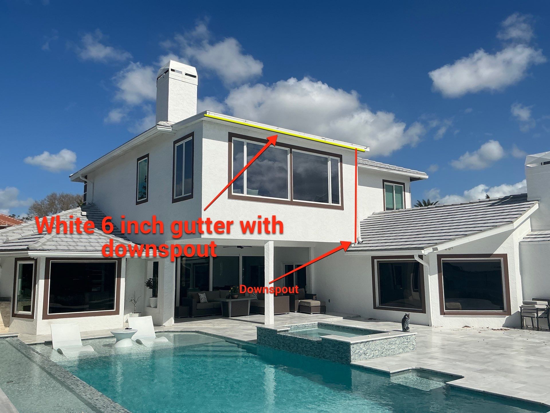 Repainting and Upgrading Gutters in Sarasota FL by Gutter Professors