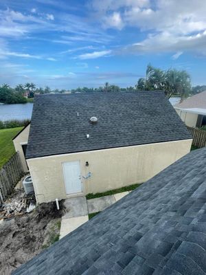 Residential Shingle Roof Installation and Decking Replacement in Delray Beach