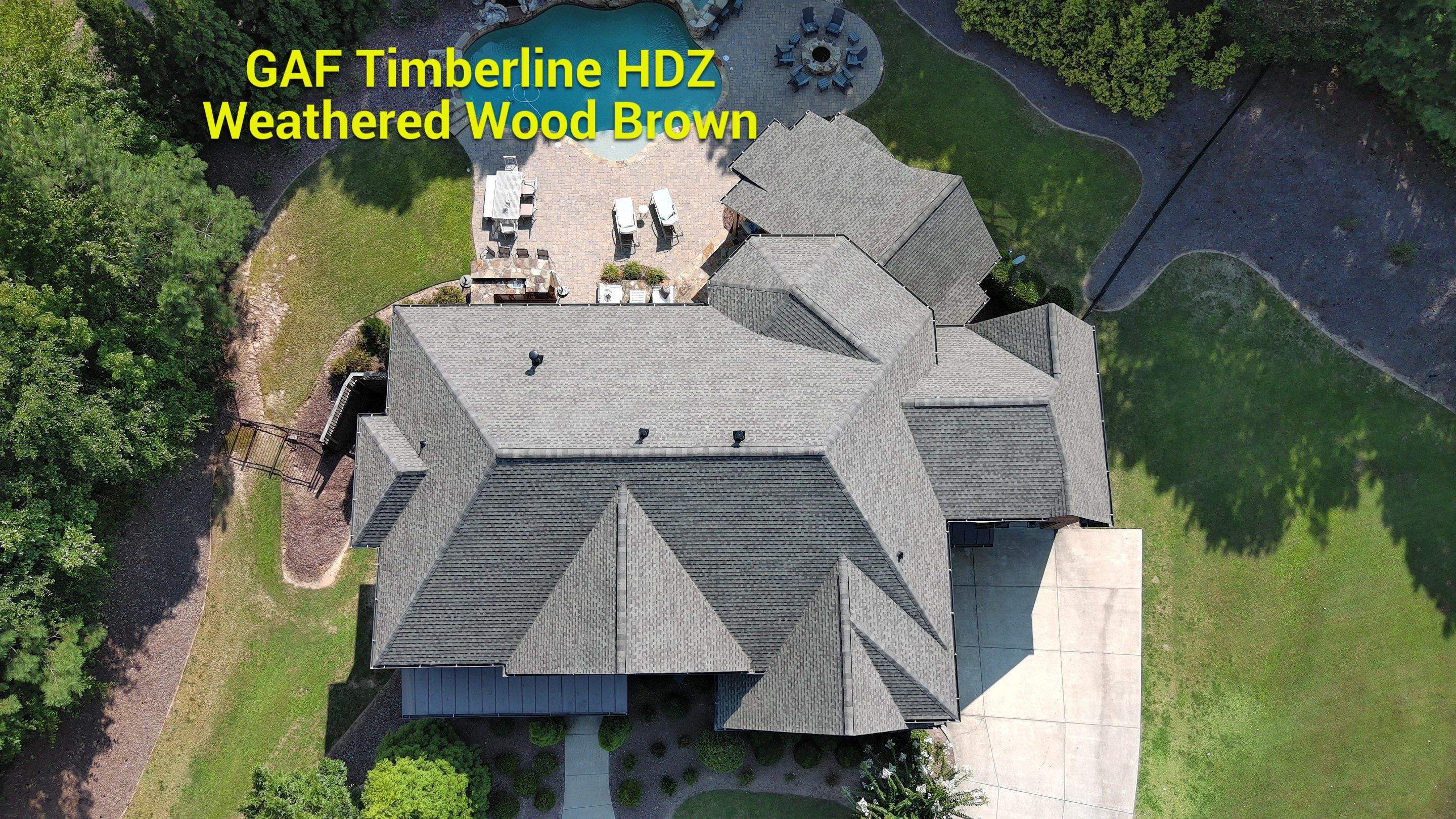 New roof installation and shingle colors by Rhino Restoration