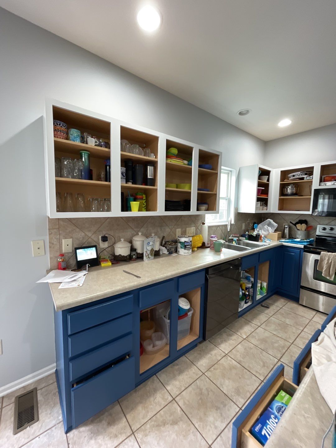 Kitchen Remodel using Sherwin Williams paint by Lightning Exteriors