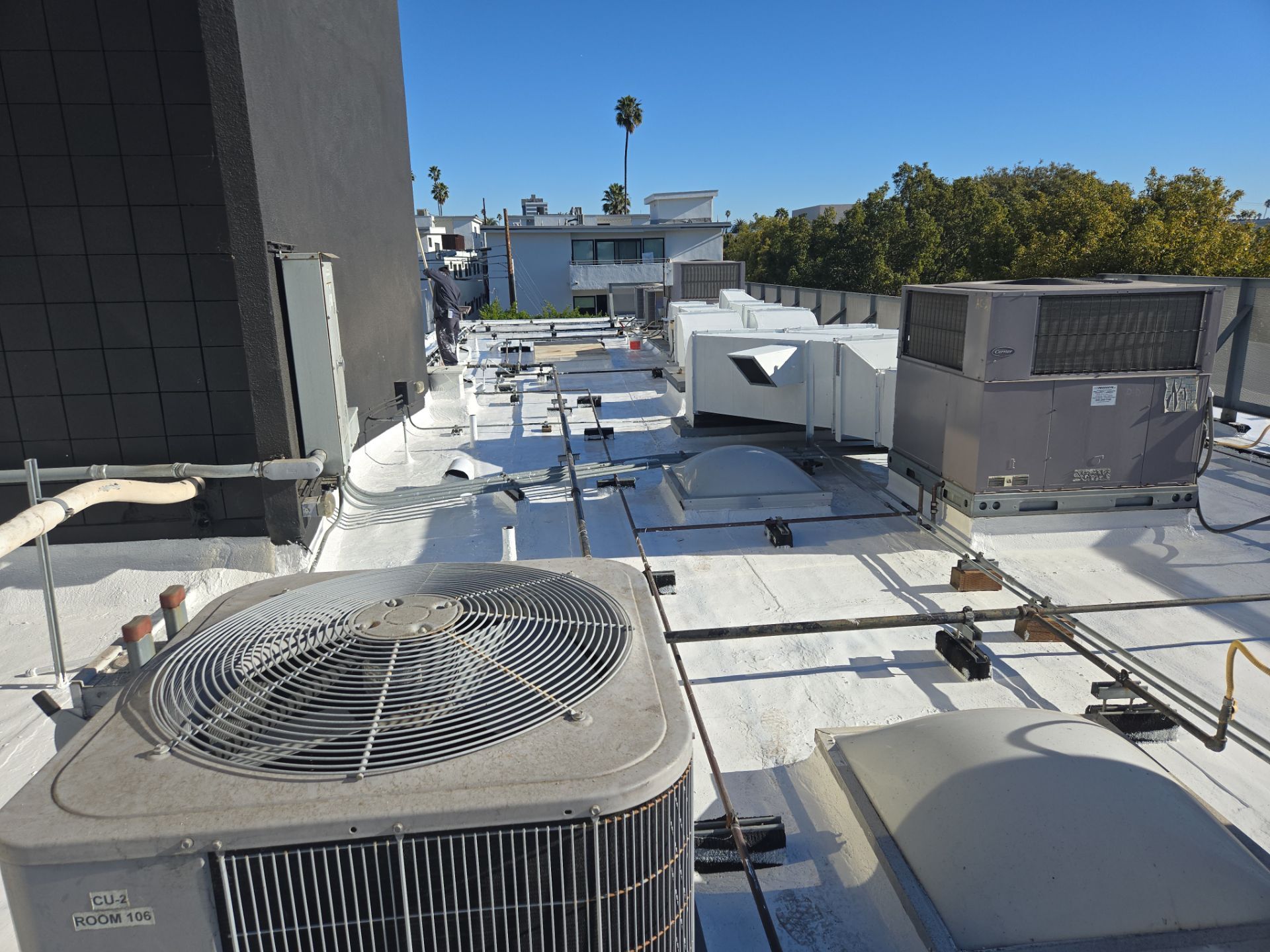 Pre-school in Santa Monica - Waterproofed with ASC Silicone Membrane System by Hull Brothers Roofing