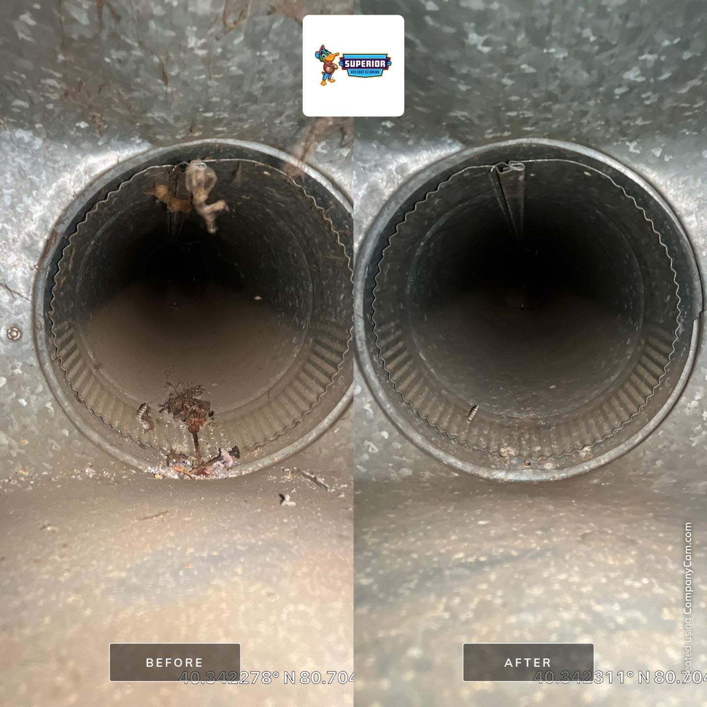 Air Duct Cleaning With a Vacuum Truck in Wintersville, OH by Superior Air Duct Cleaning