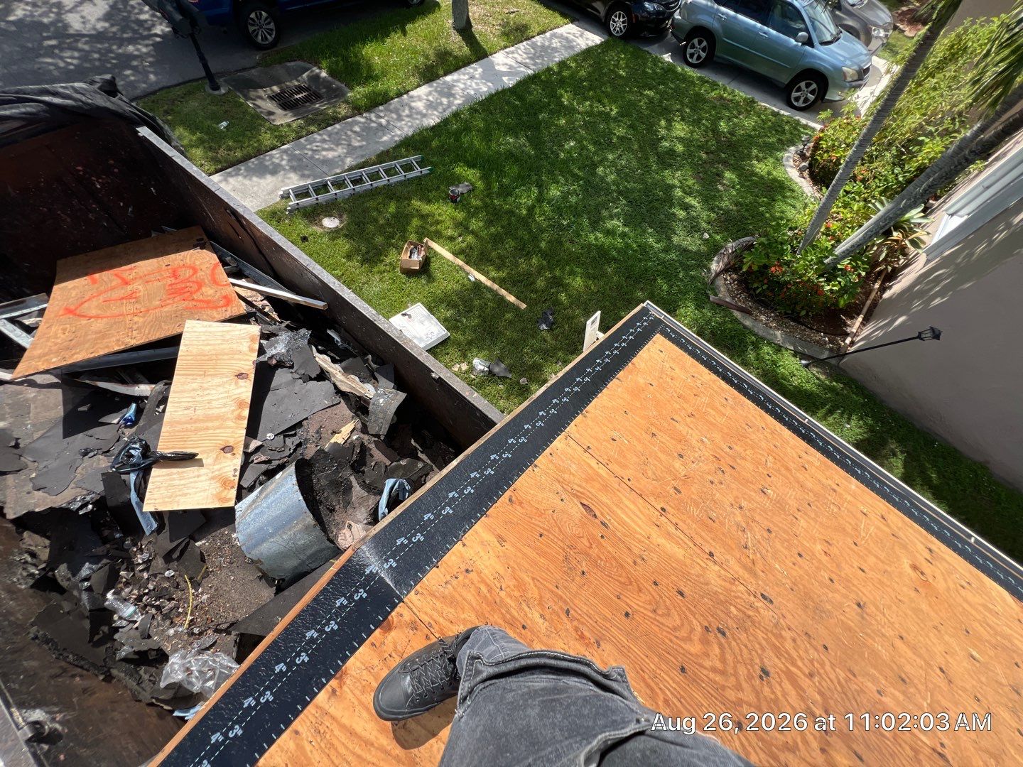 Residential Concrete Tile Roof Replacement and Deck Repair in Miramar by Aastro Roofing