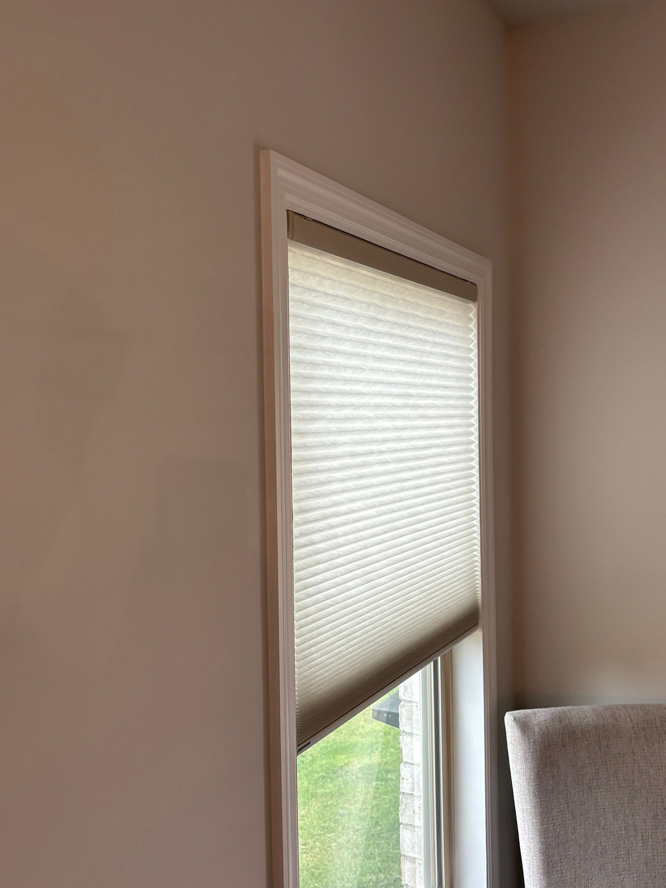 Custom Honeycomb Shades in Harvest by Blinds and Borders