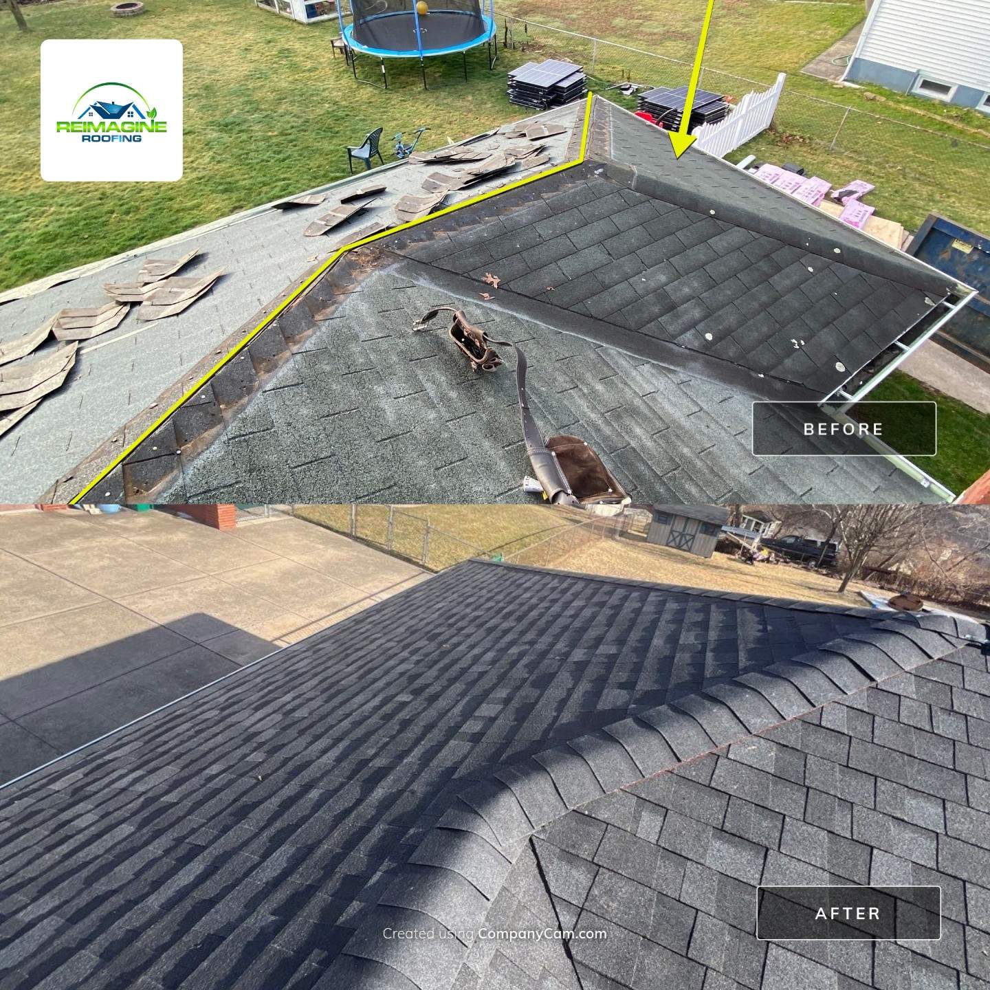 Pewter Gray Shingles by Reimagine Roofing