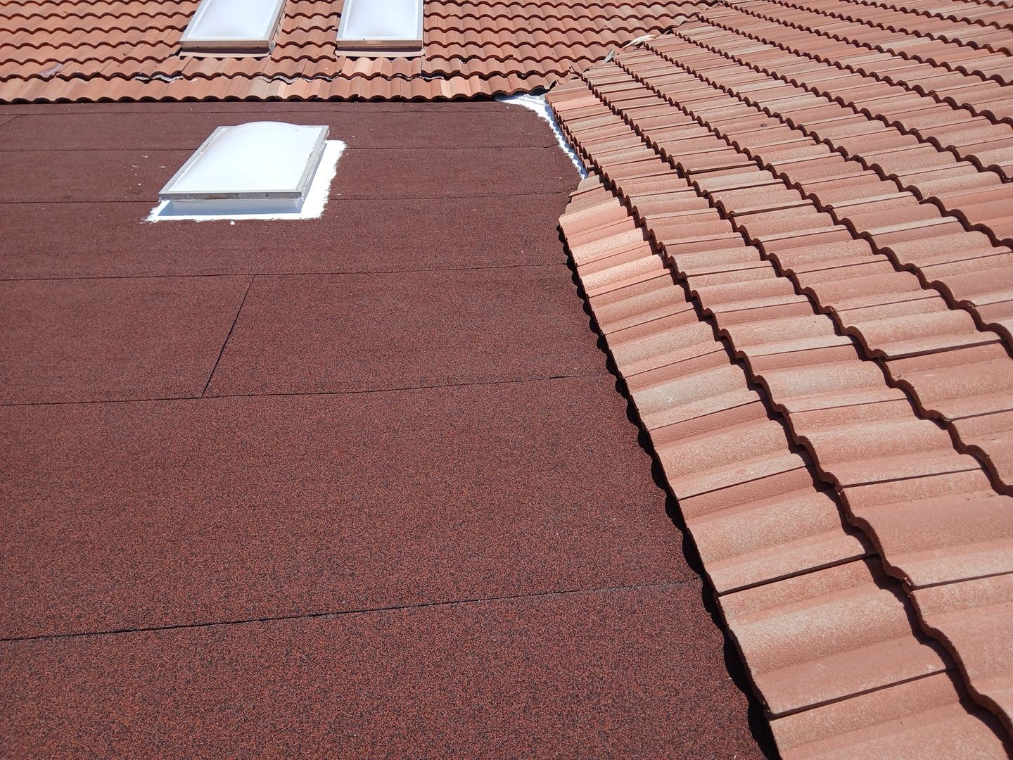 Residential Tile Roof Restoration and Low Slope Membrane Replacement in Tucson by West Coast Roofing AZ