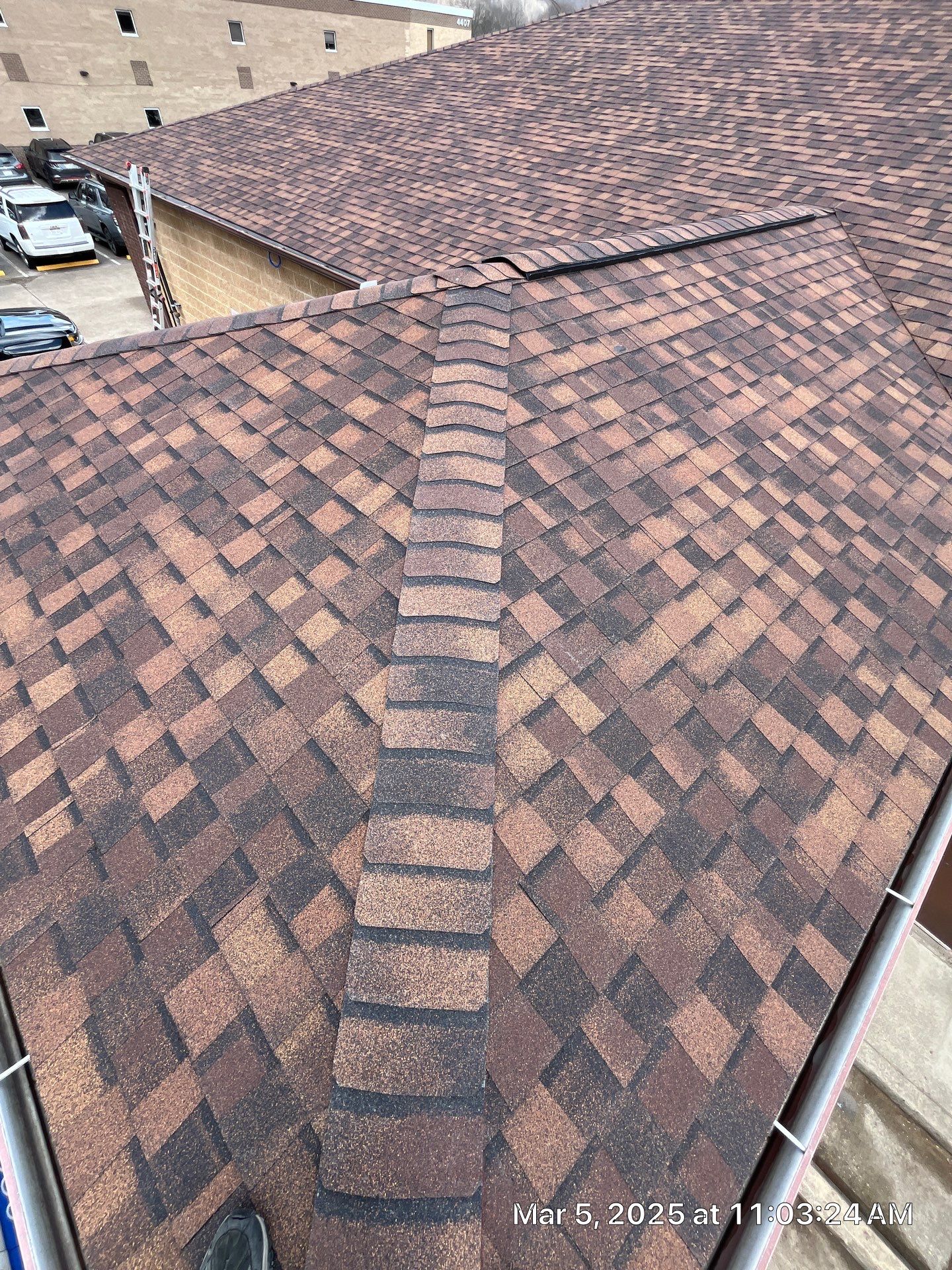 Commercial Roofing Installation using Certainteed Landmark Pro Shingles by Fahey Roofing + Contracting