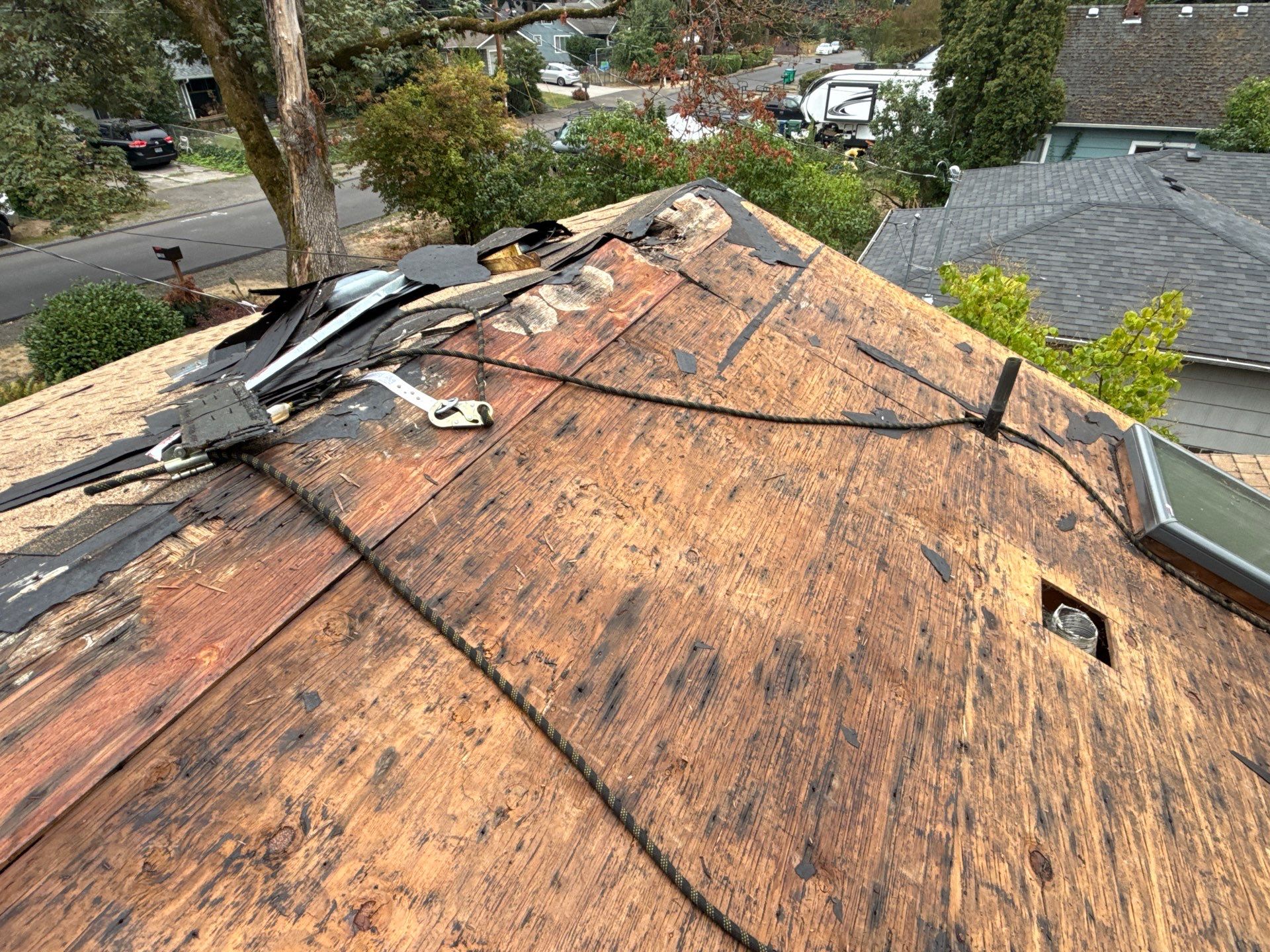 Project in Milwaukie by Tom Leach Roofing
