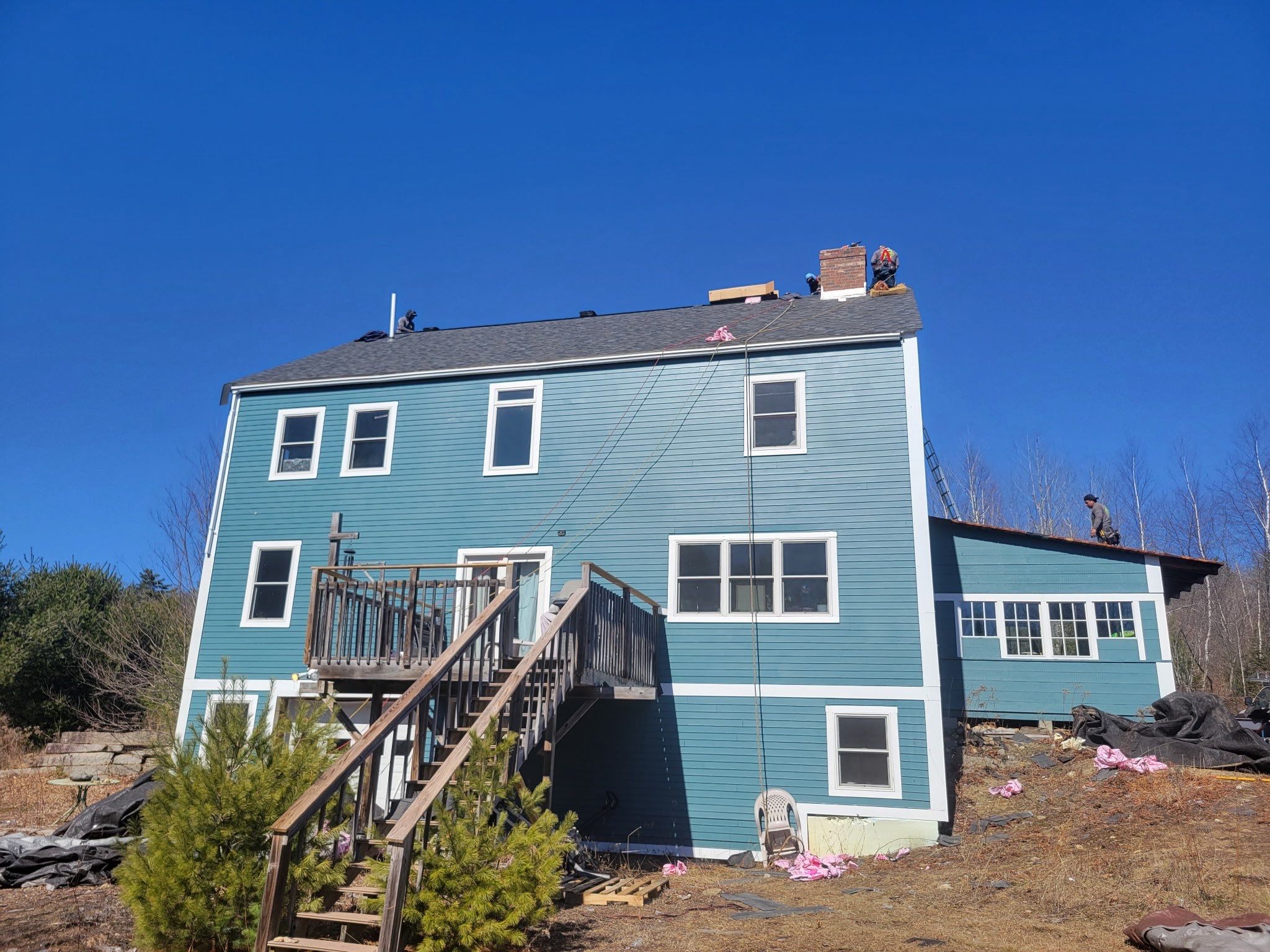 Owens Corning Duration Asphalt Roof Replacement in Canaan, NH by Tall pine roofing