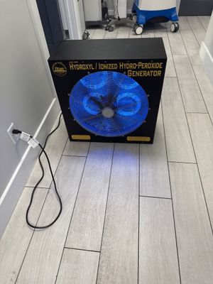Biohazard using Ozone Treatment