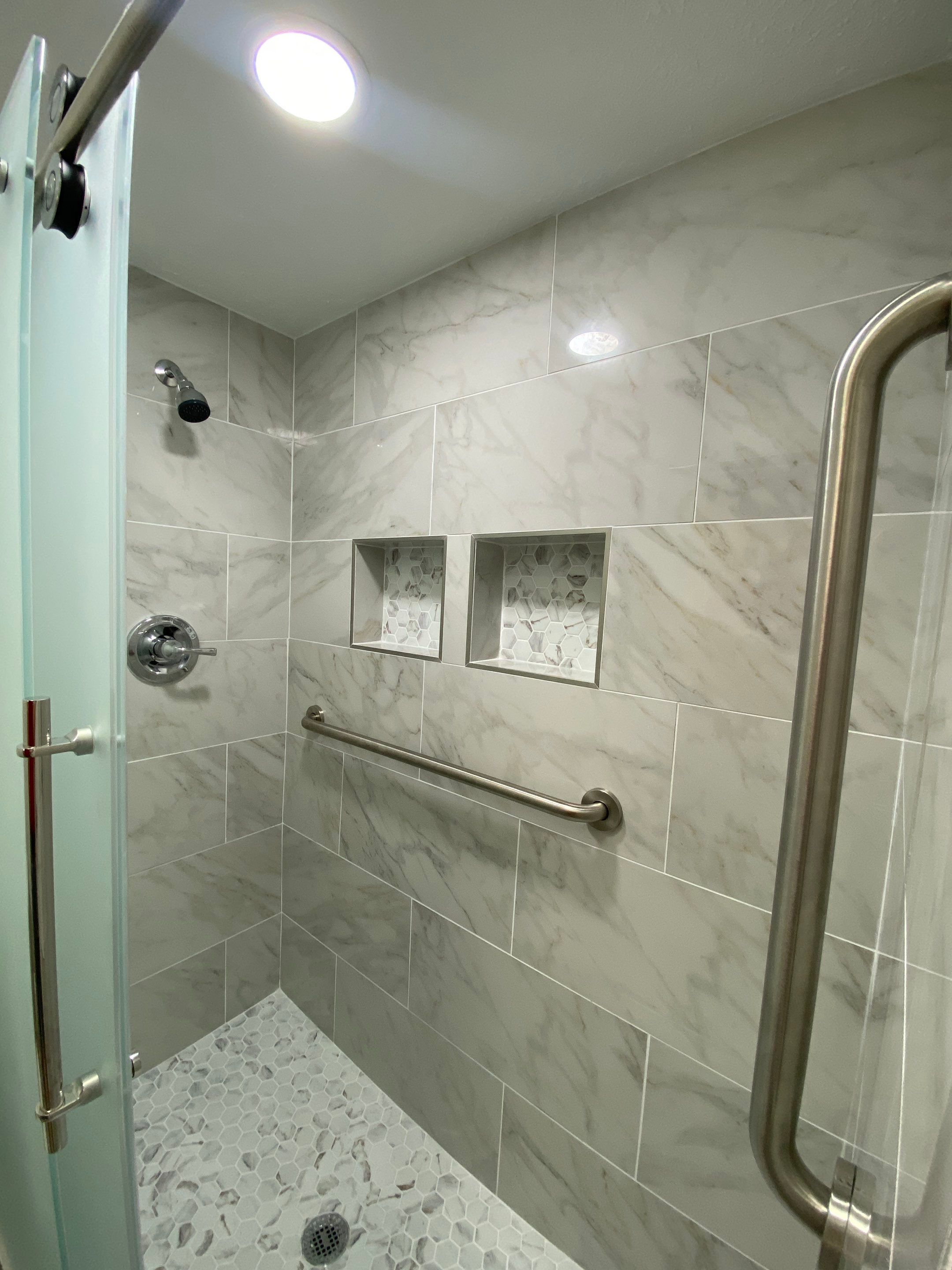 Bathroom Remodel - Harry & Karen B. by 360 Construction & Roofing