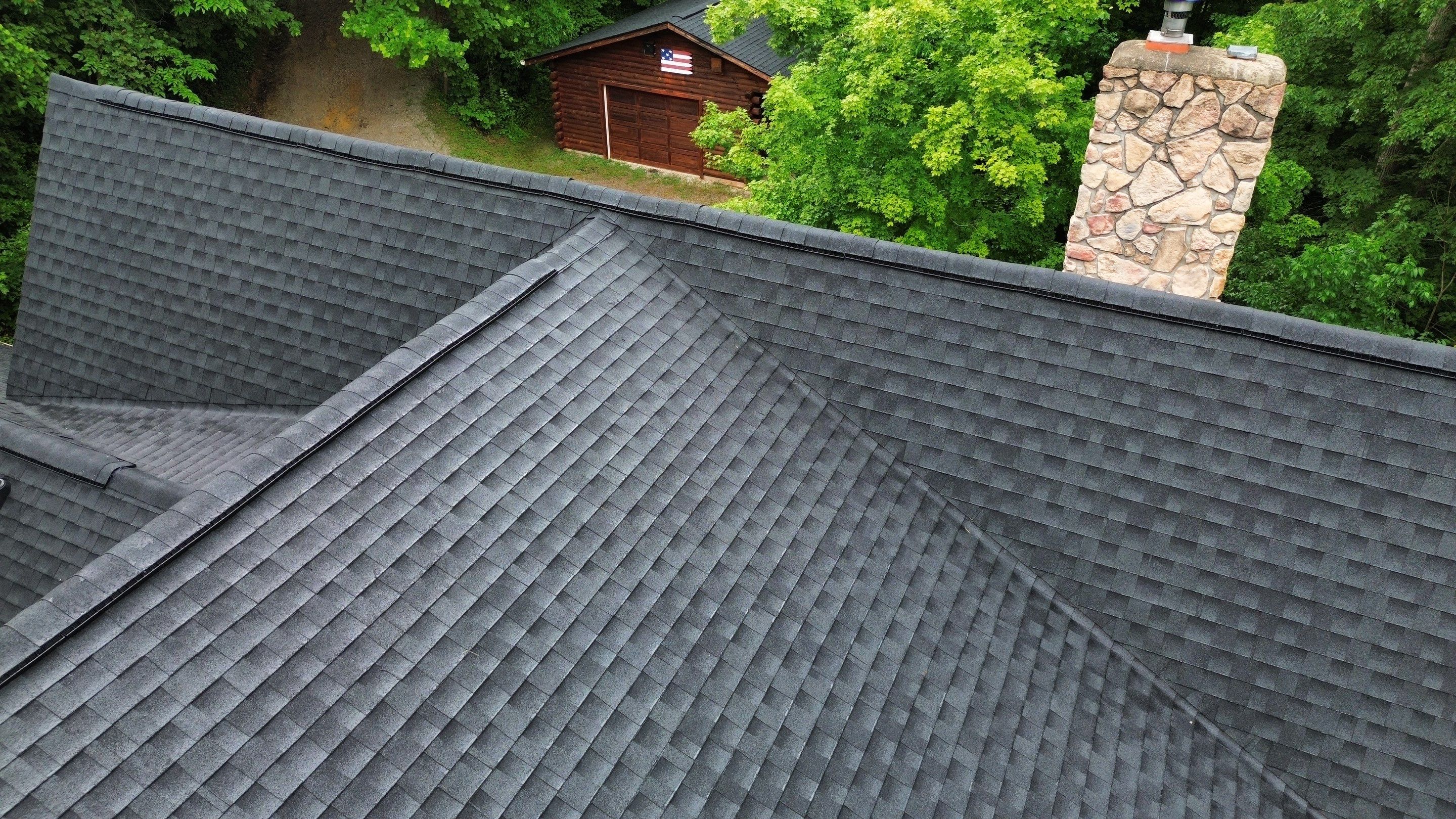 Residential Roofing Installation using Timberline HDZ Shingles - Charcoal by RoofX 