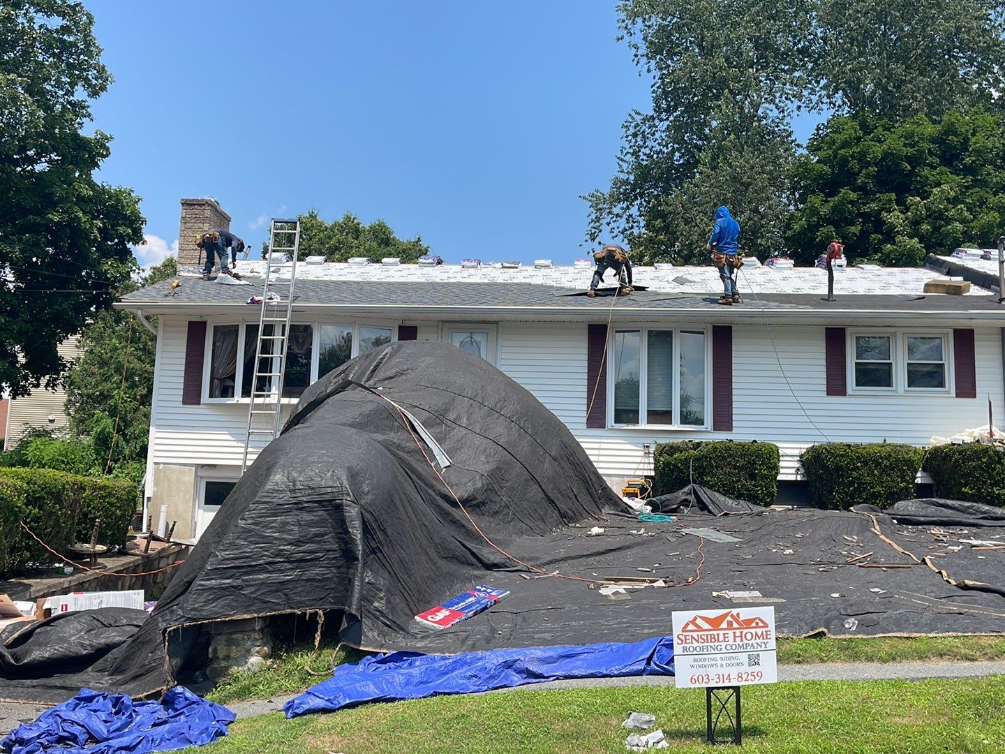 Residential Roofing Installation using GAF Timberline HDZ by Sensible Home Solutions