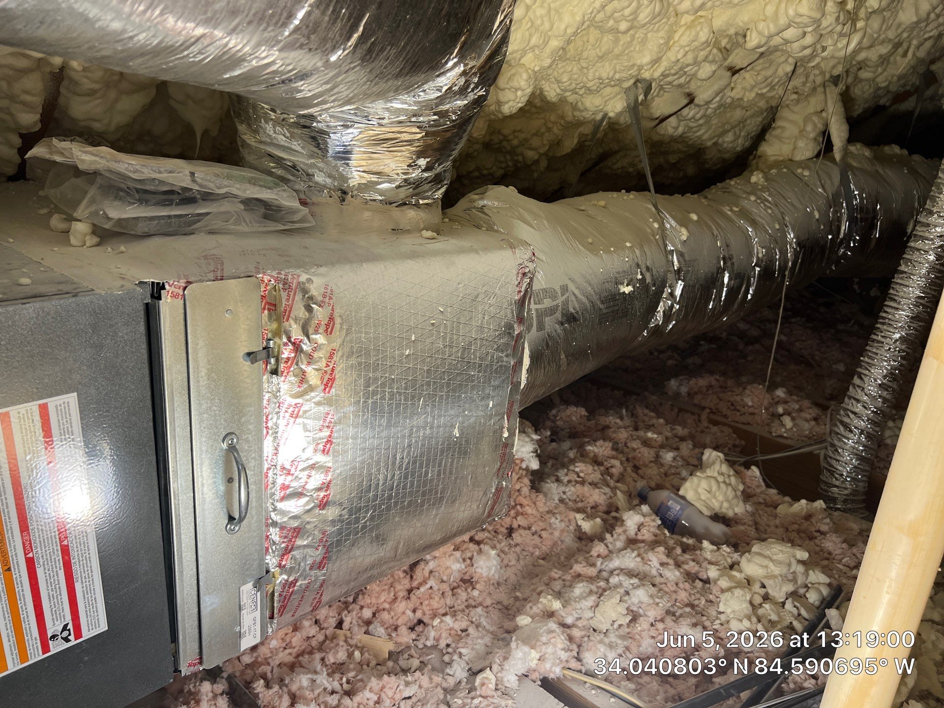 New Daikin Furnace and Goodman HVAC Installation in Kennesaw by Veasey Mechanical Services 