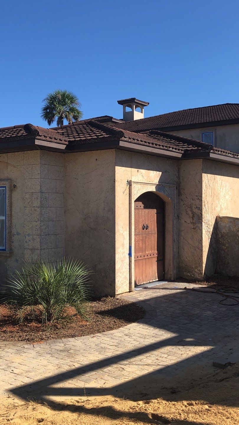 Gutter Installation using Royal Brown K-Style Gutters by Gutter Professors