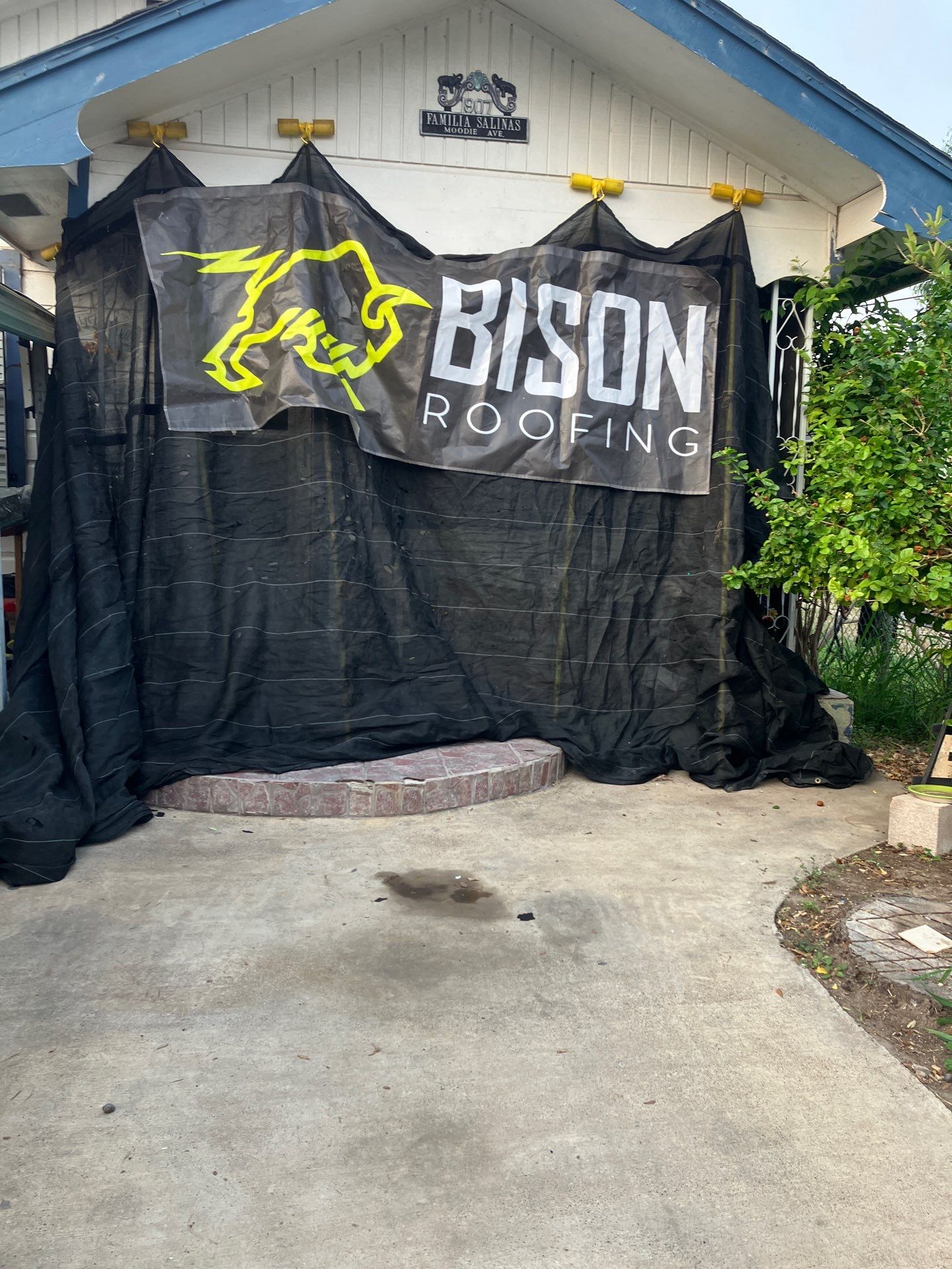Project in Donna by Bison Roofing  