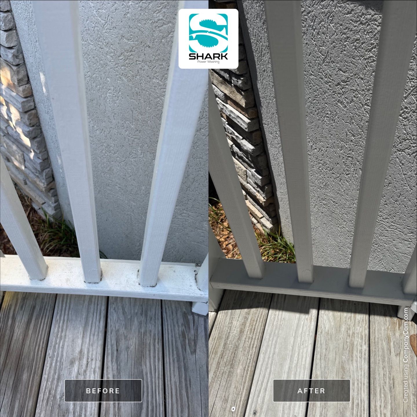 Project in Wilmington by Shark Power Washing