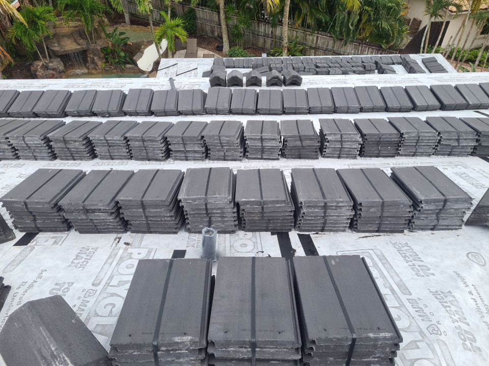 Residential Roofing Installation using Eagle Roofing Tile by BLUES BROTHERS ROOFING