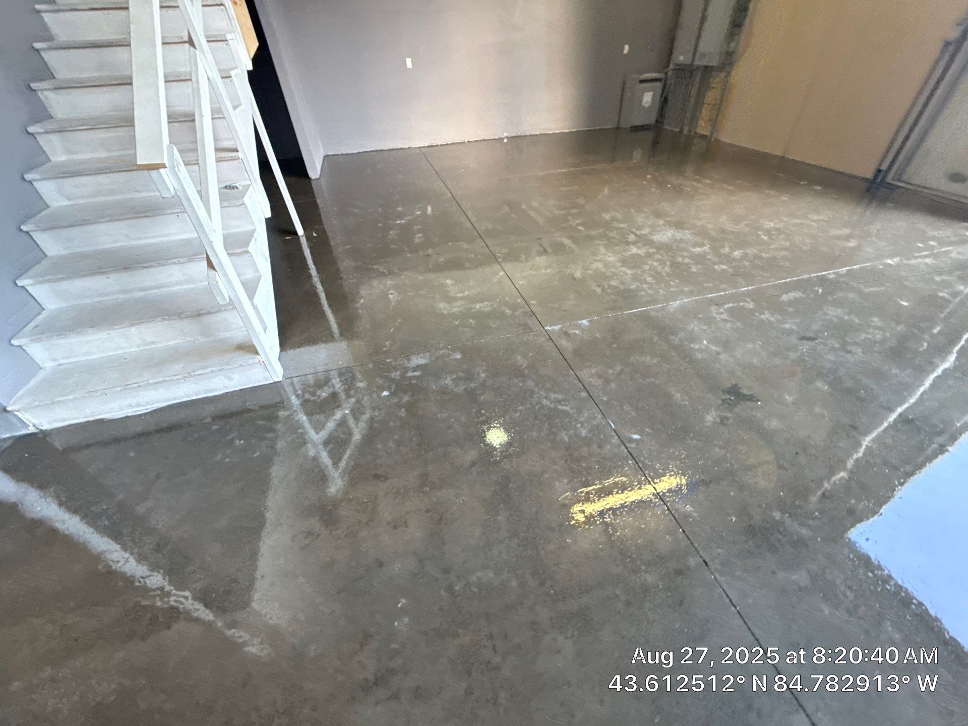 Project in Mt. Pleasant by Wise Coatings of Central Michigan