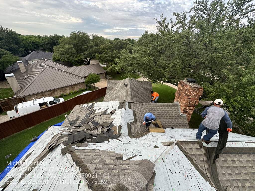 Project in Dallas by Zeus Exteriors