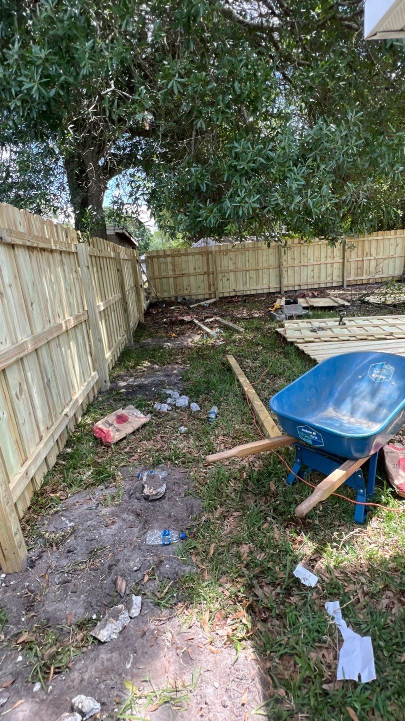 Sarasota, FL 6ft. Tall Treated Board on Board Privacy Fence  by Asap fence and gates, LLC