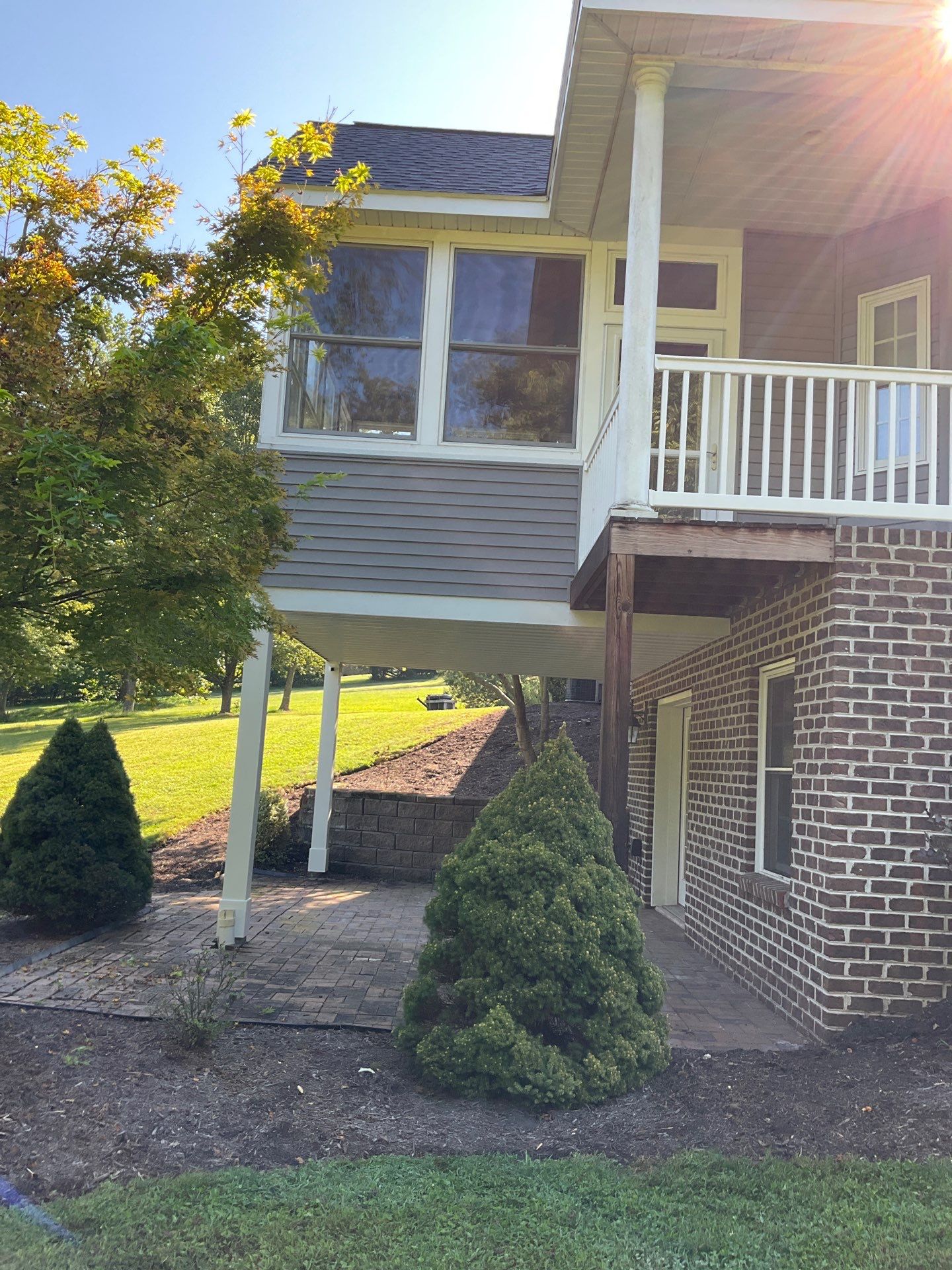 Full Vinyl Siding Replacement and Shingle Roof Install in Millersburg by Esh Builders