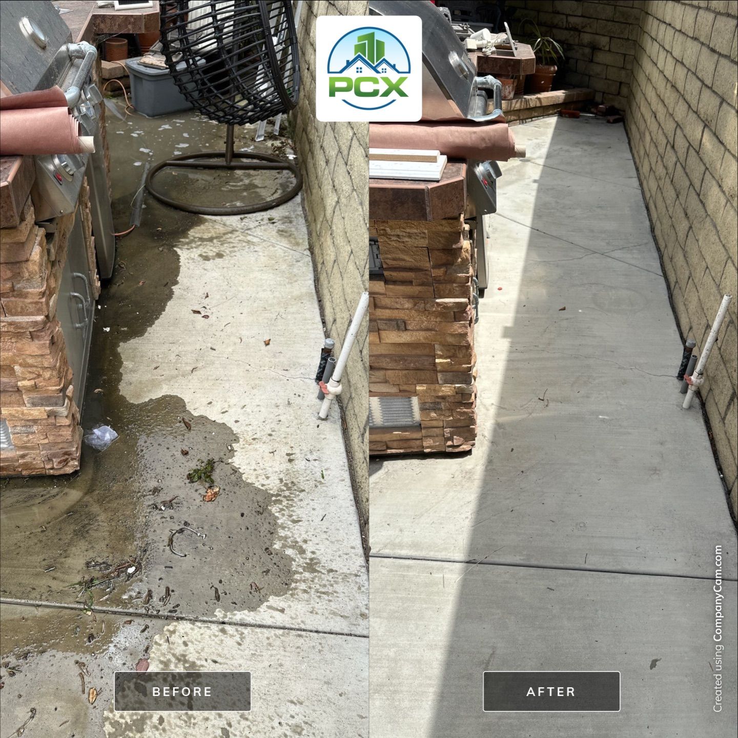 House Wash and concrete cleaning in Fountain Valley by Property Cleaning Experts, LLC