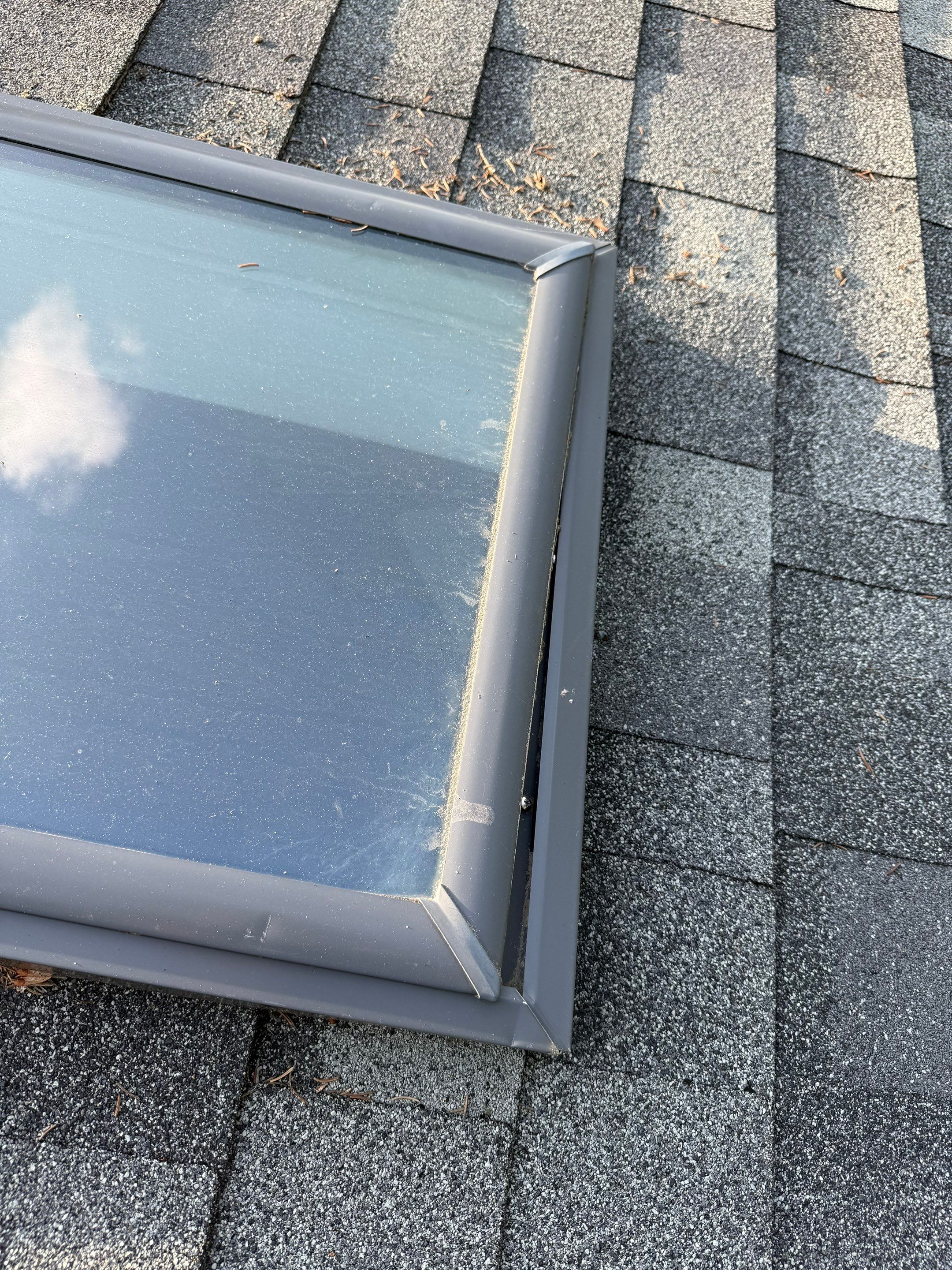 Skylight Leak Repair & Interior Restoration by Mighty Dog Roofing of Greater Middlesex County
