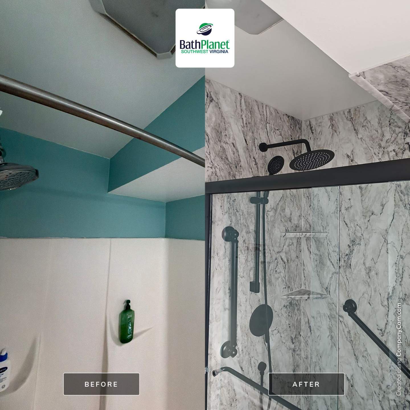 Tub to Shower by BathPlanet SW Virginia