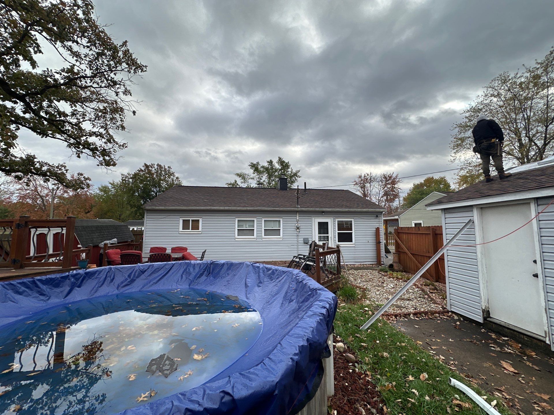 Roof/Gutter Project - Lorain Ohio by Nitro Roofing and Construction