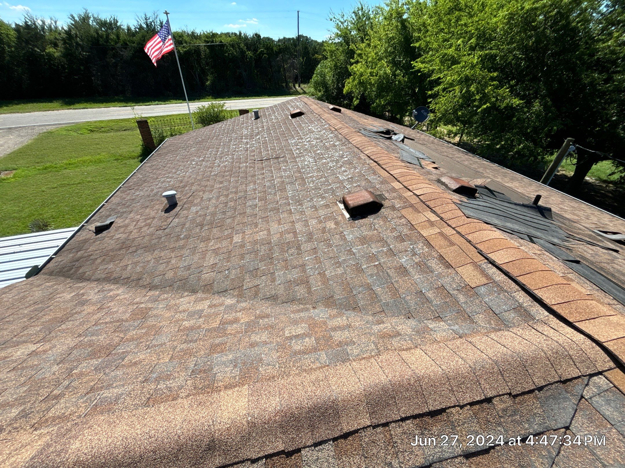 Reroof For Retired Vet by Berry Good Roofing