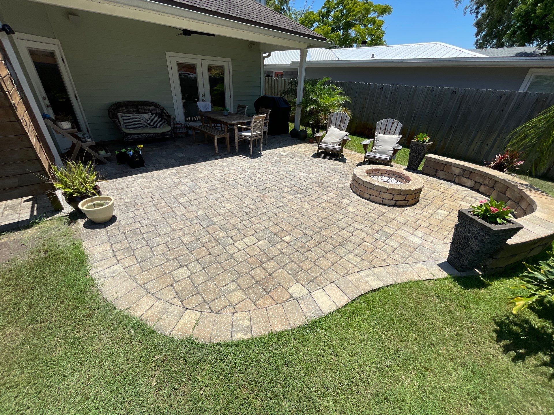 Pavers using Concrete Sealant by DuraSeal