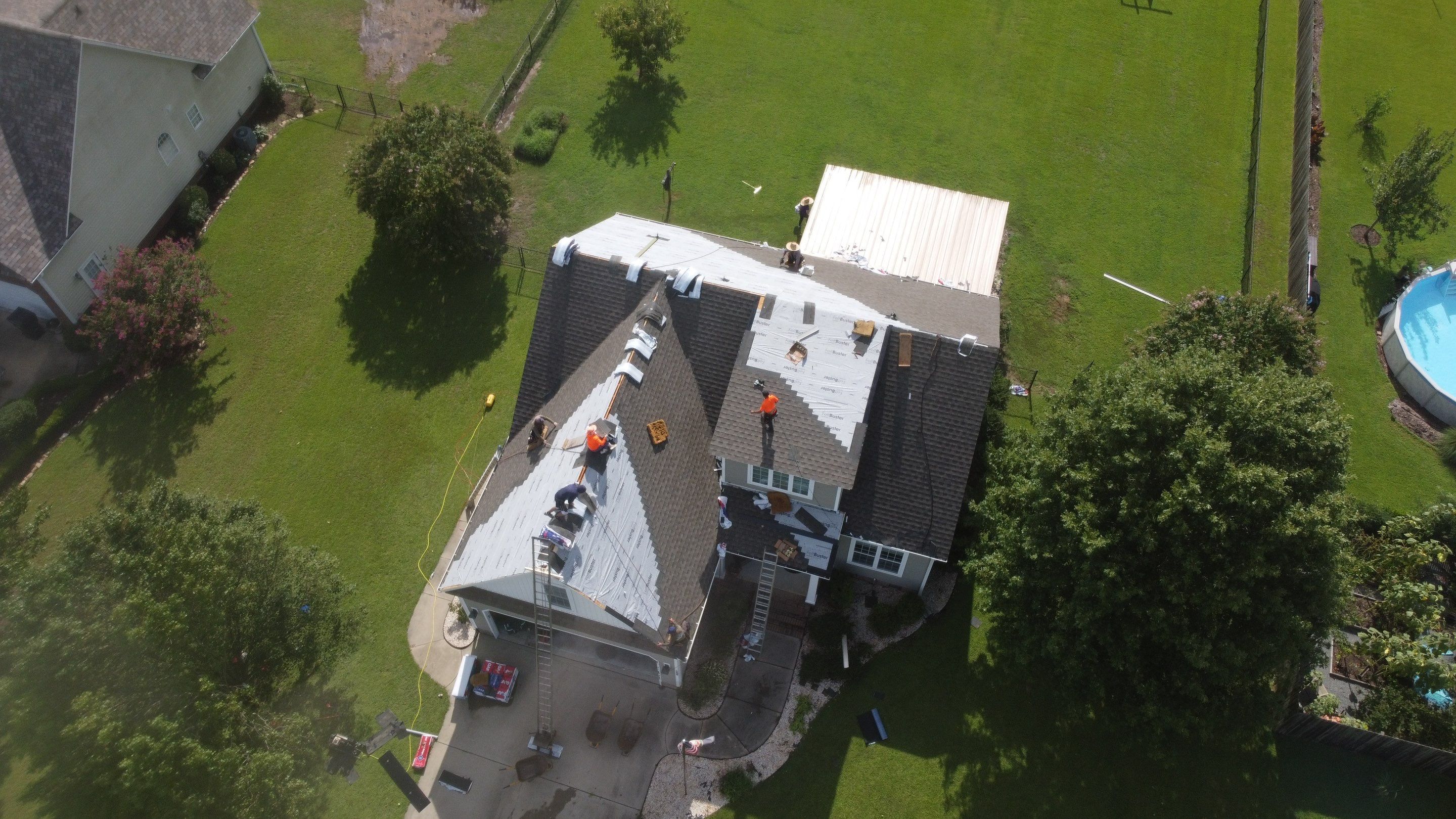 GAF HDZ Weathered Wood by Skybird Roofing