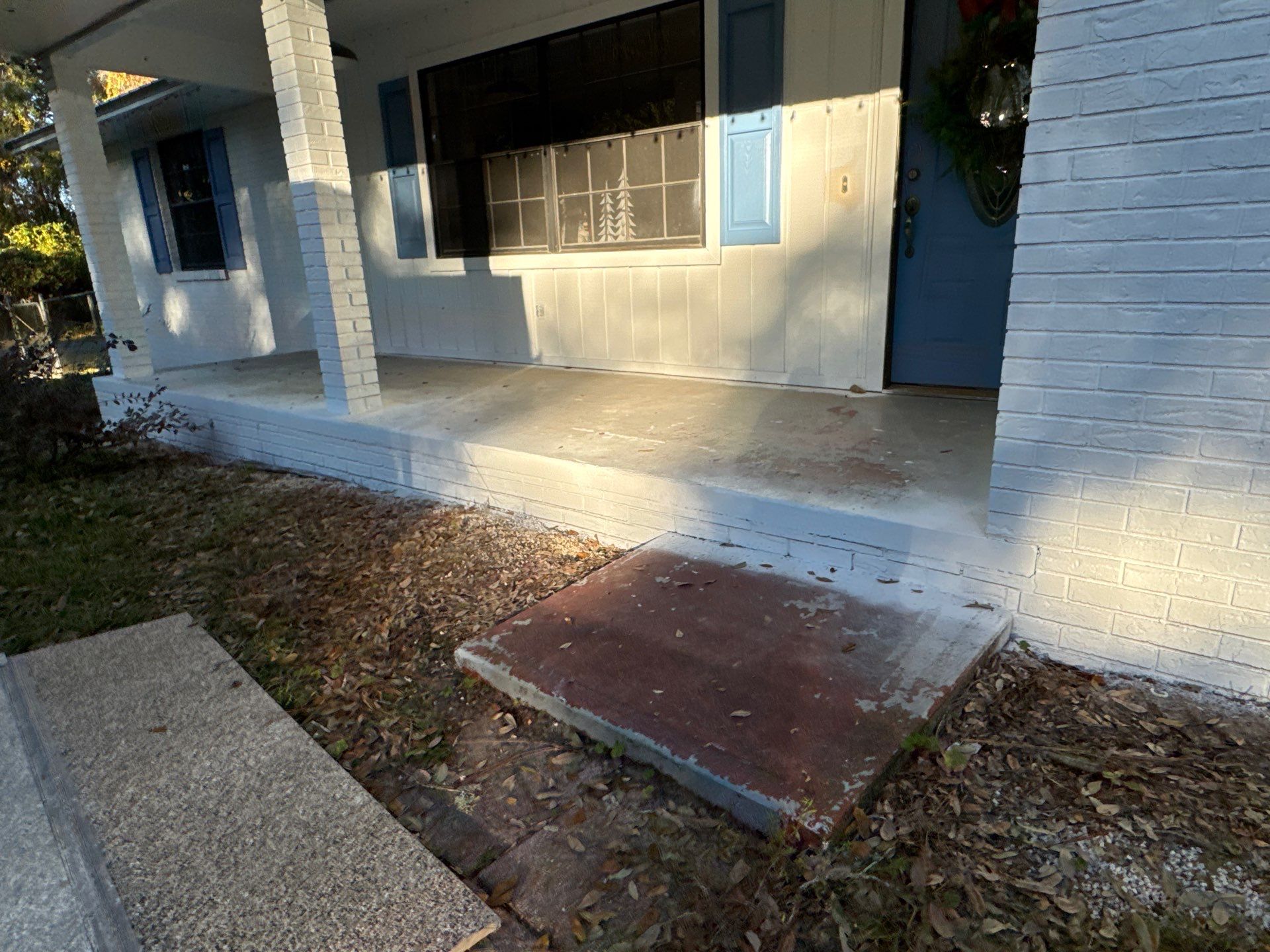 Carport in High Springs, FL in Slate Stone by Cross Creek Concrete Coatings