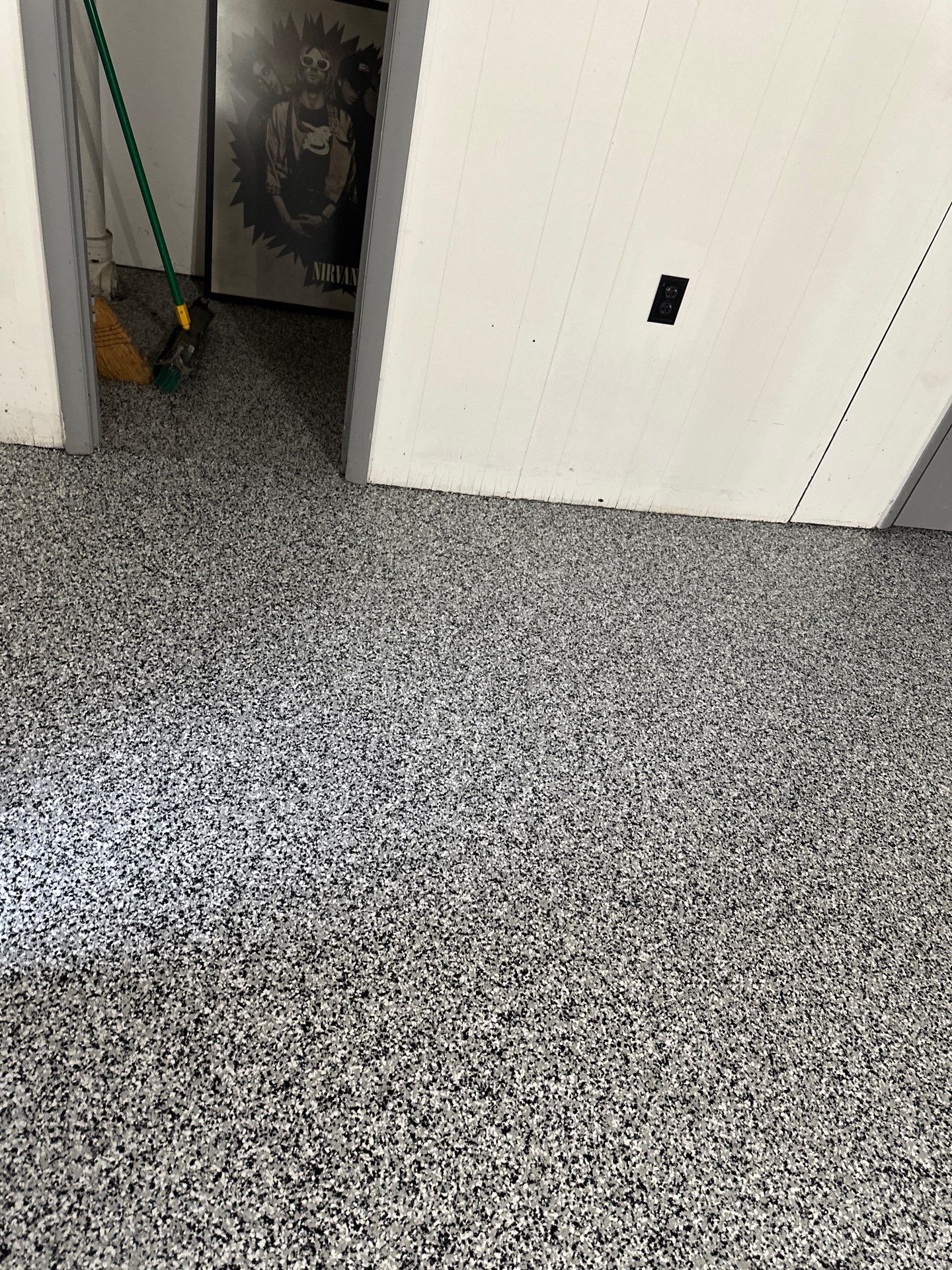 Basement Floor Coating using Silverton by My Garage Floor Guys