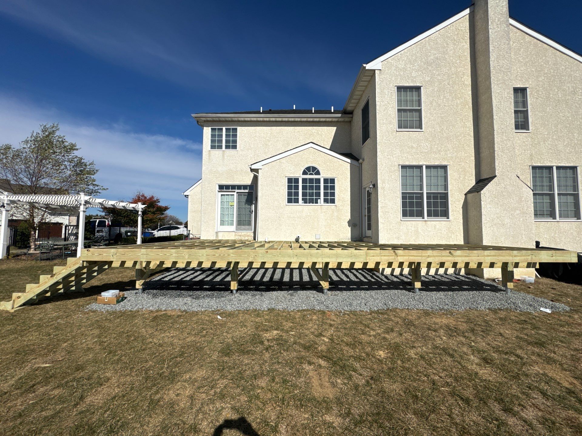 New Deck using Deckorators Venture - Color Saltwater by deck guardian