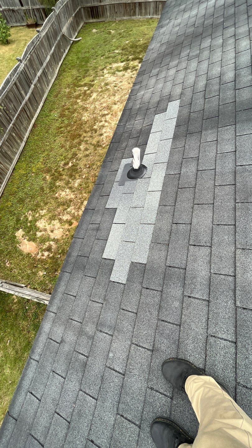 Roof Repair Changing Out Leaking Pipe Boot Flashings by Midlands Roofing & Exteriors