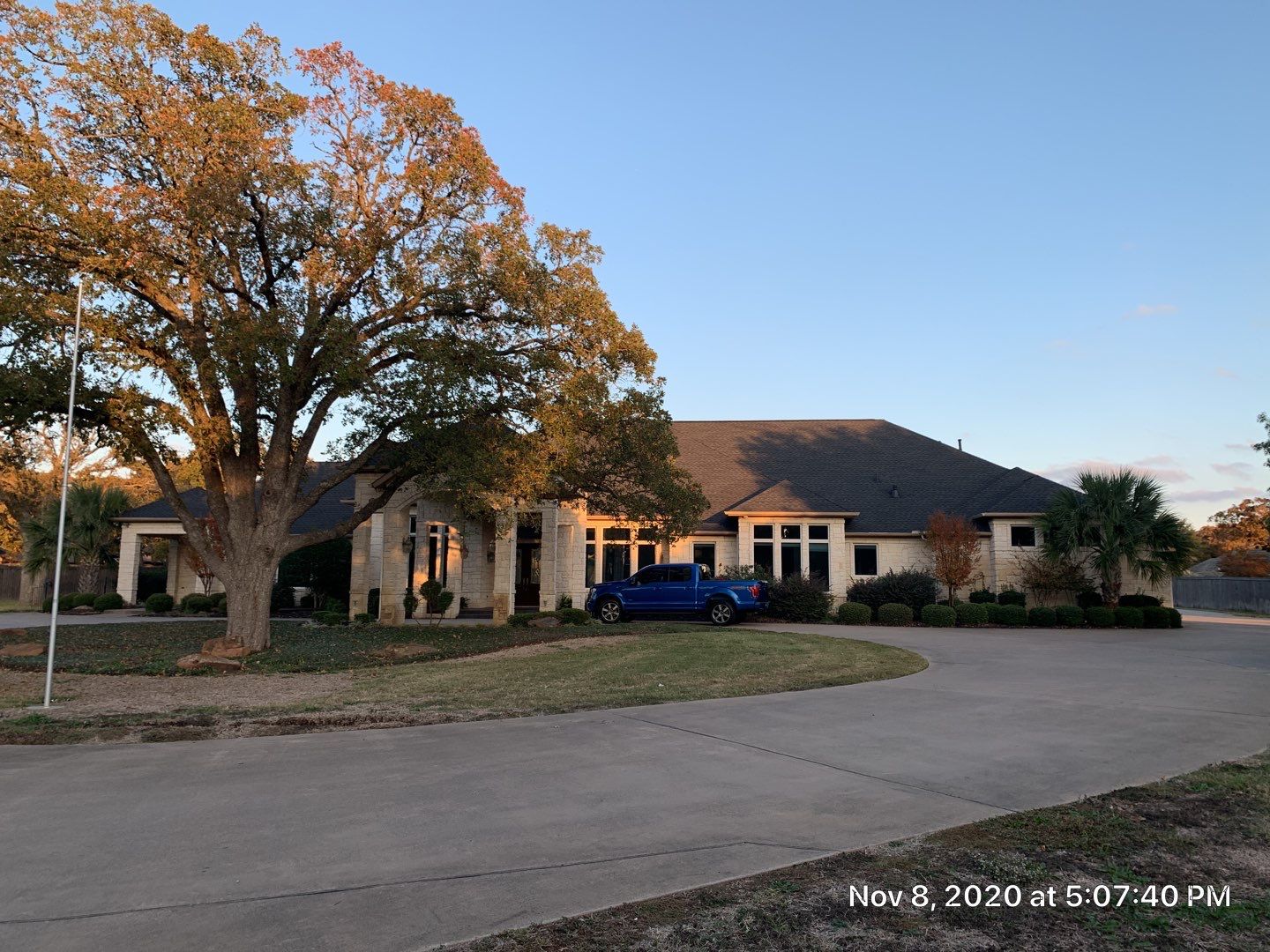 Huge Estate - Residential Roofing Installation using GAF Timberline HDZ Shingle System by First United Roofing & Construction