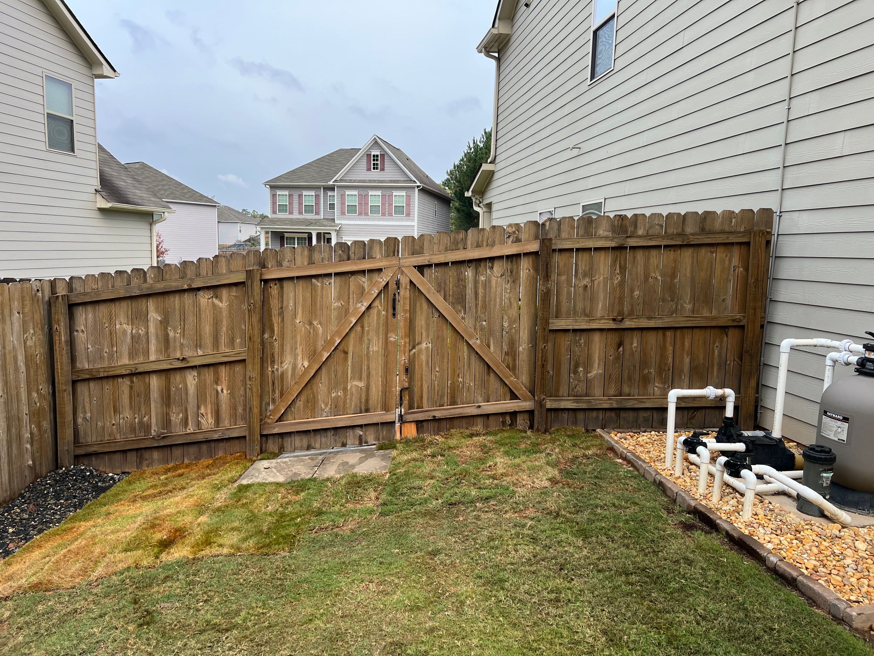 Fence Restoration using Chocolate by SSE by Titans of Timber Fence & Stain