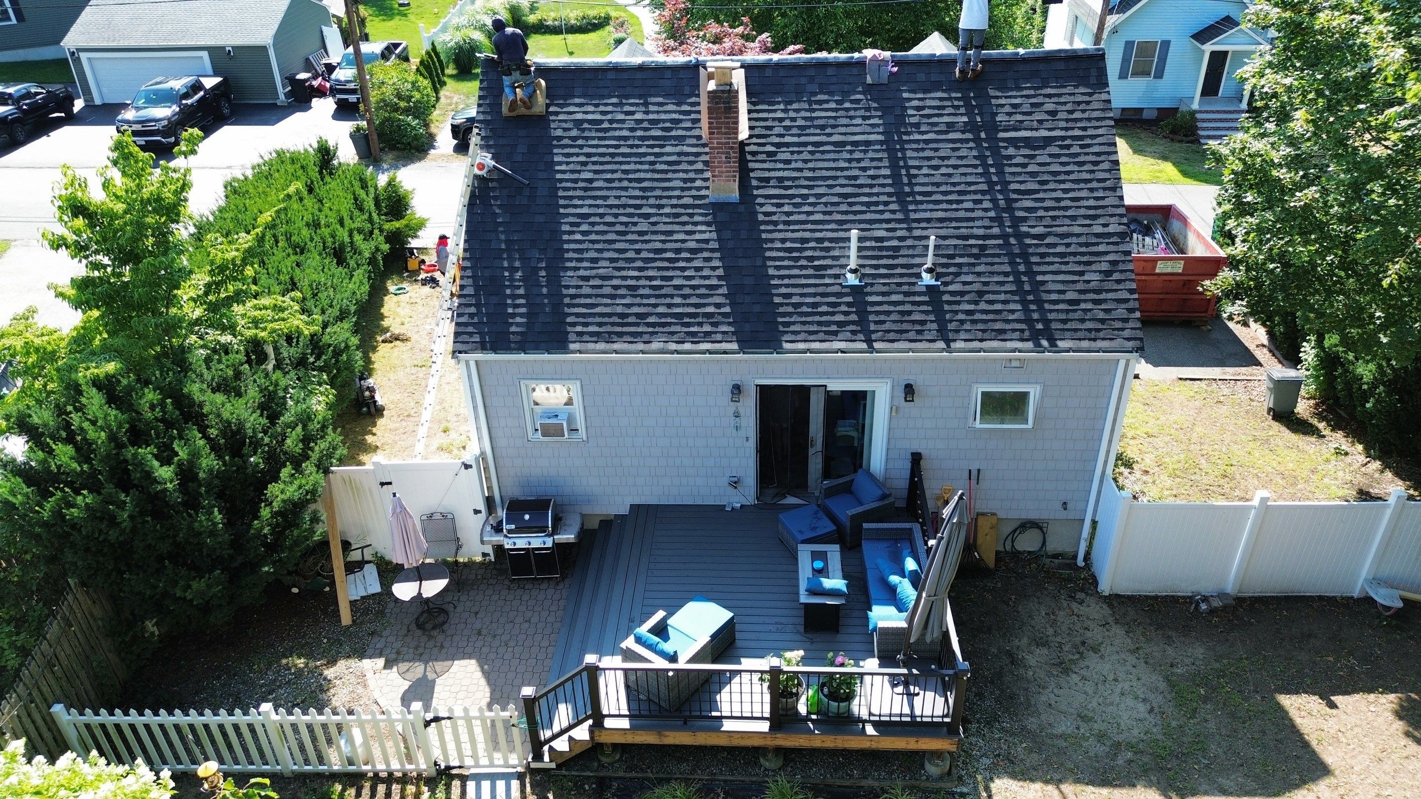 Full Roof Replacement with Platinum Warranty in Woburn, MA by Mighty Dog Roofing of Greater Middlesex County