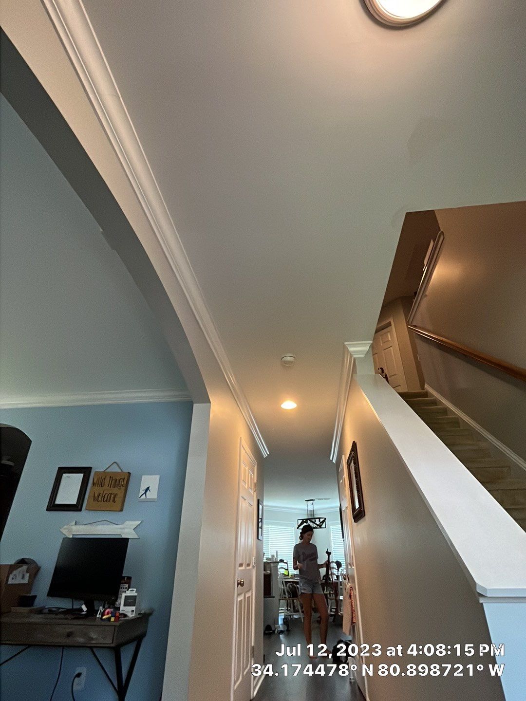 Full Ceiling Repair and Repaint by Thompson Industrial