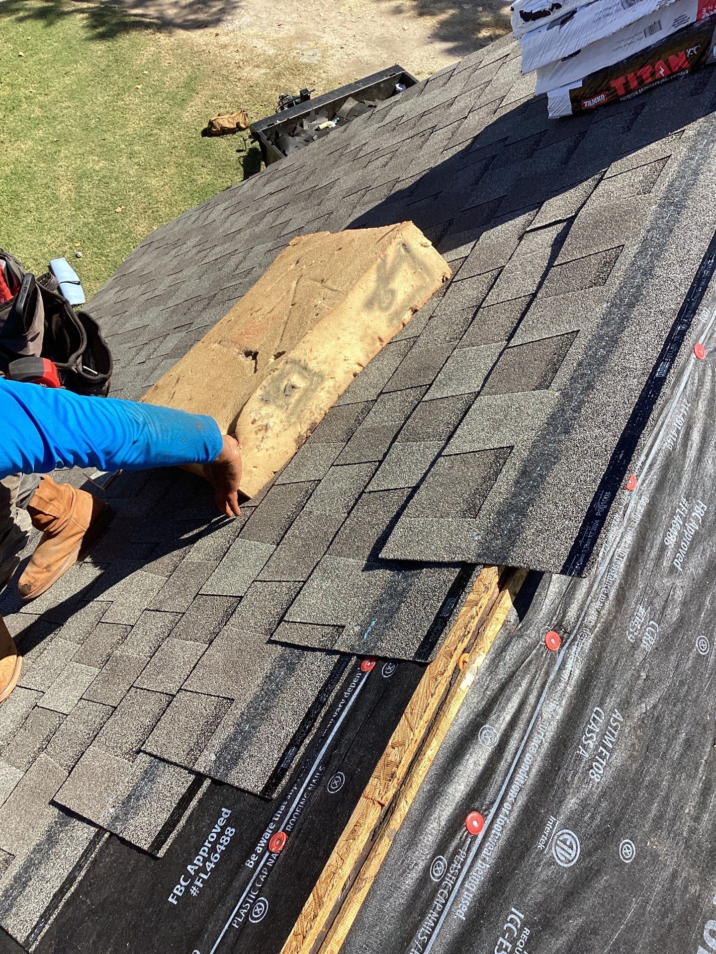 Residential Roofing Repair using Owen's Corning Duration (Lifetime) Shingles by Roof Repair Services LLC