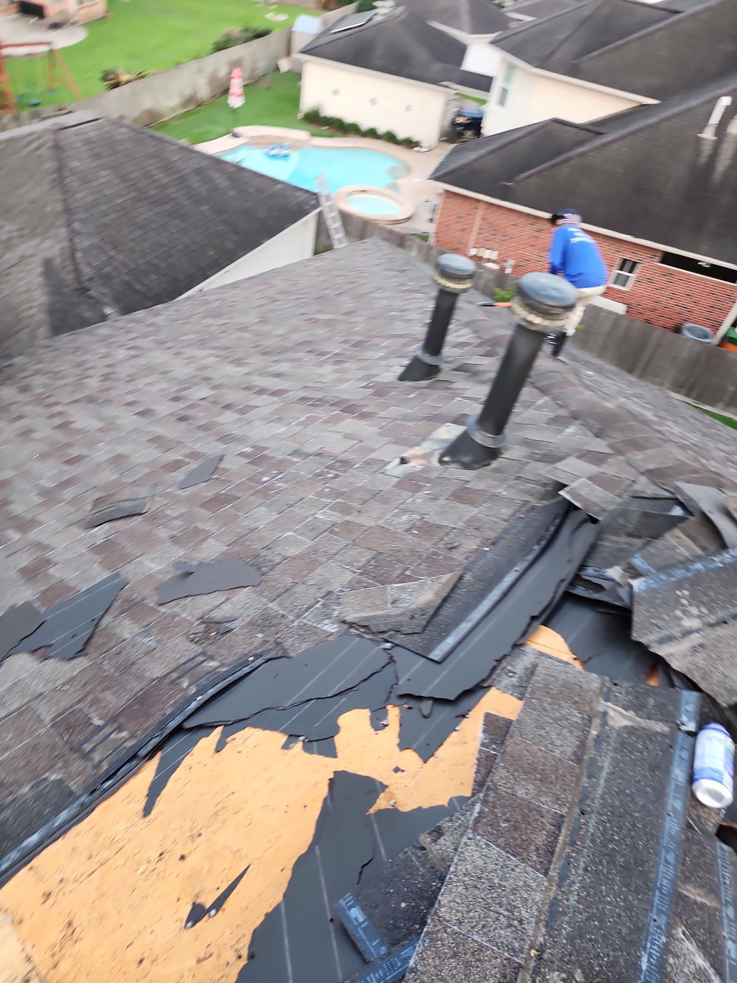 Residential Roofing Repair using Owen's Corning Duration (Lifetime) Shingles by Roof Repair Company