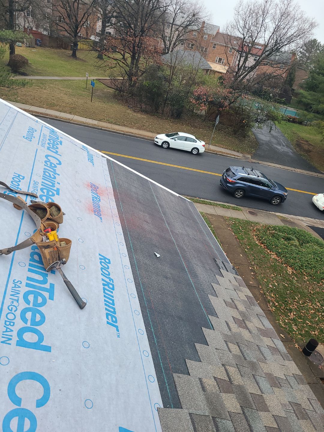 Vienna: Residential Roof Replacement with CertainTeed Landmark Pro in Max Def Weathered Wood by RM Banning, Inc.