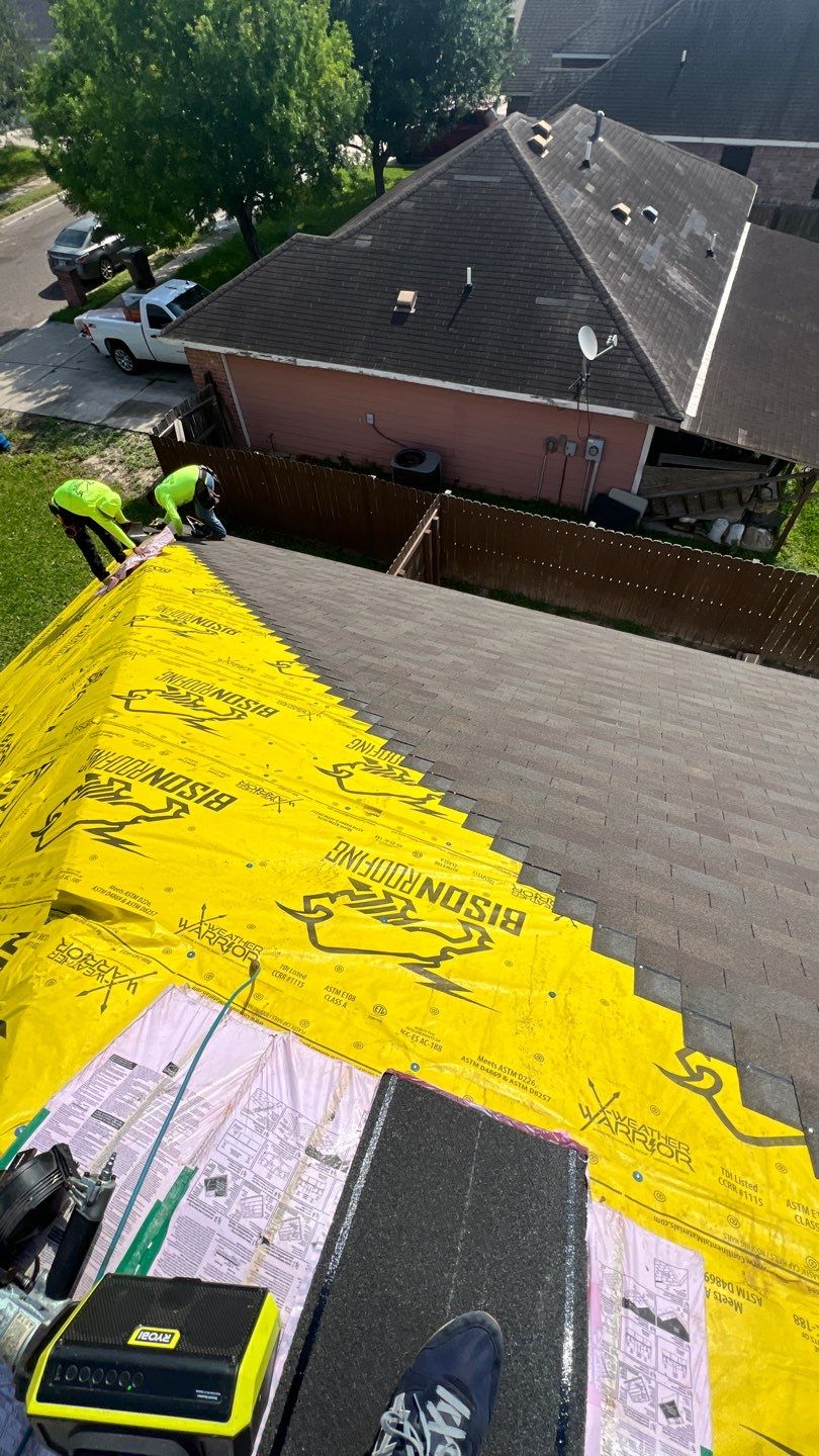 Shingle Roof Replacement Project  by Bison Roofing  