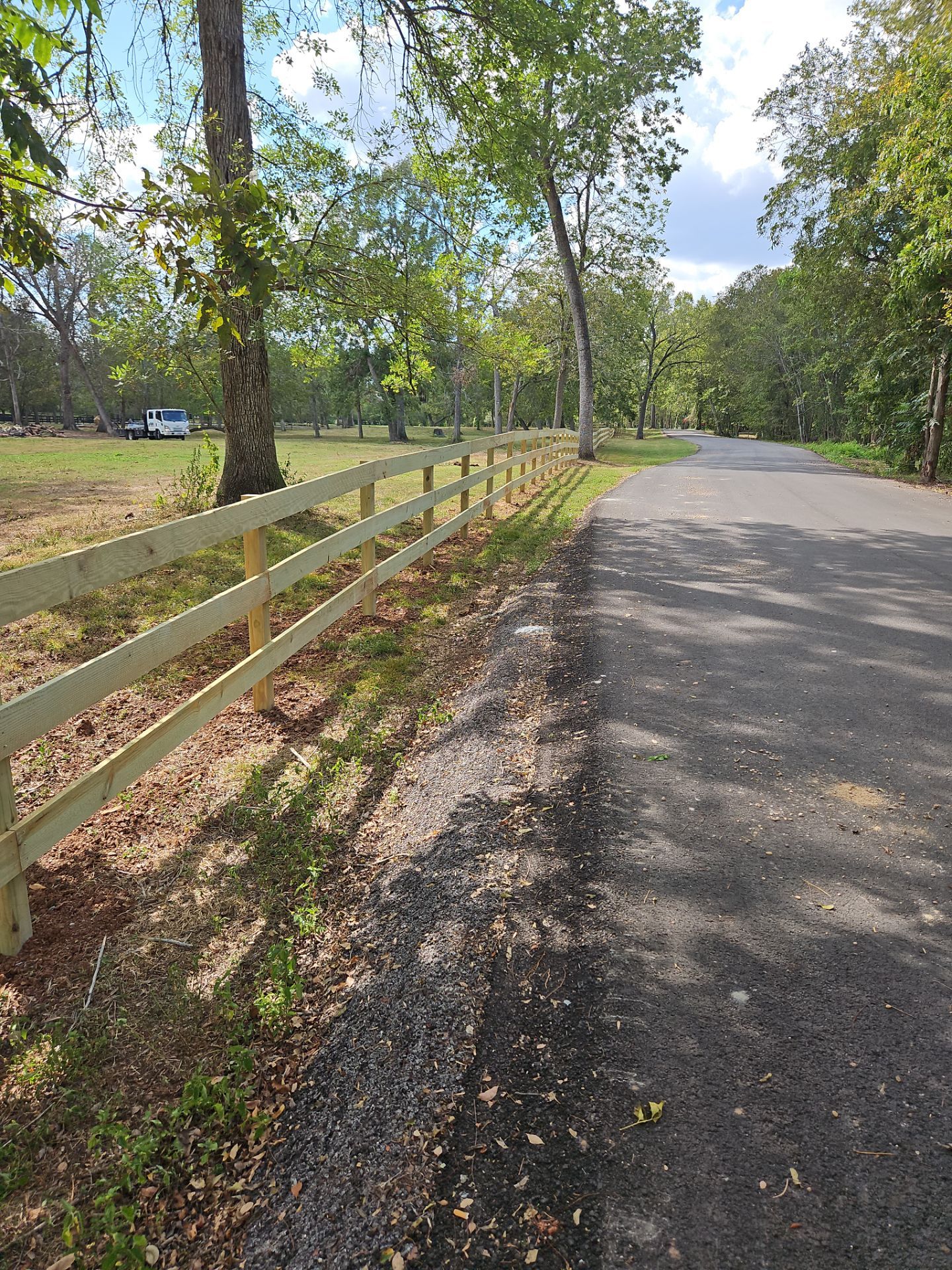 Ranch Style fence Plus Iron installation by Tim's Fences