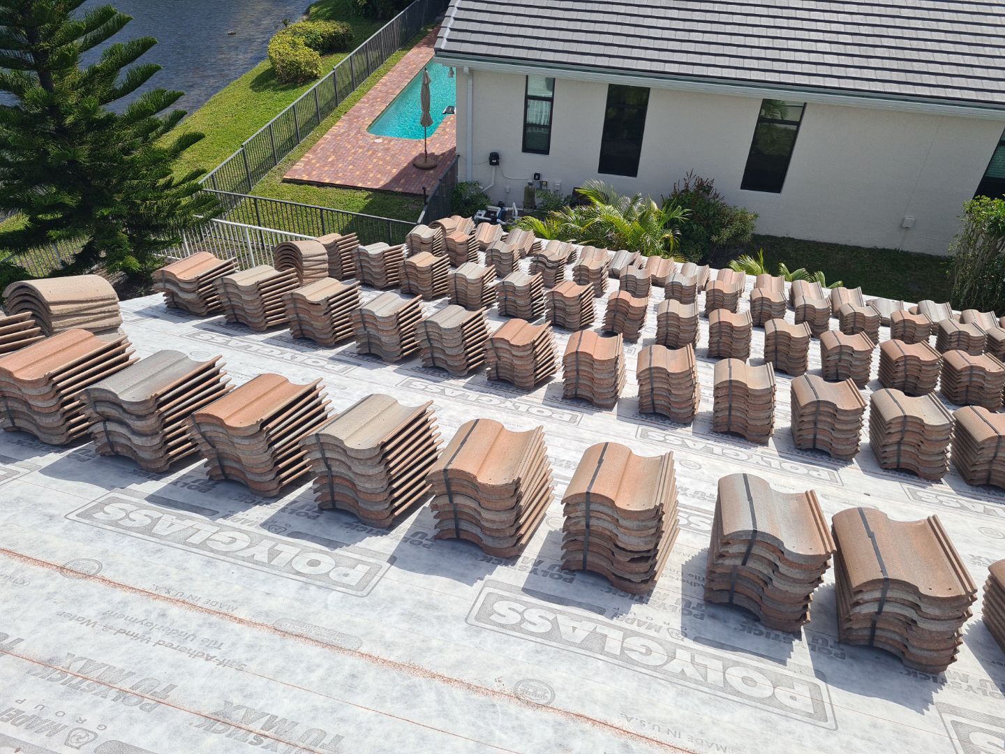 Residential Roofing Installation using Eagle Roofing Tile by BLUES BROTHERS ROOFING